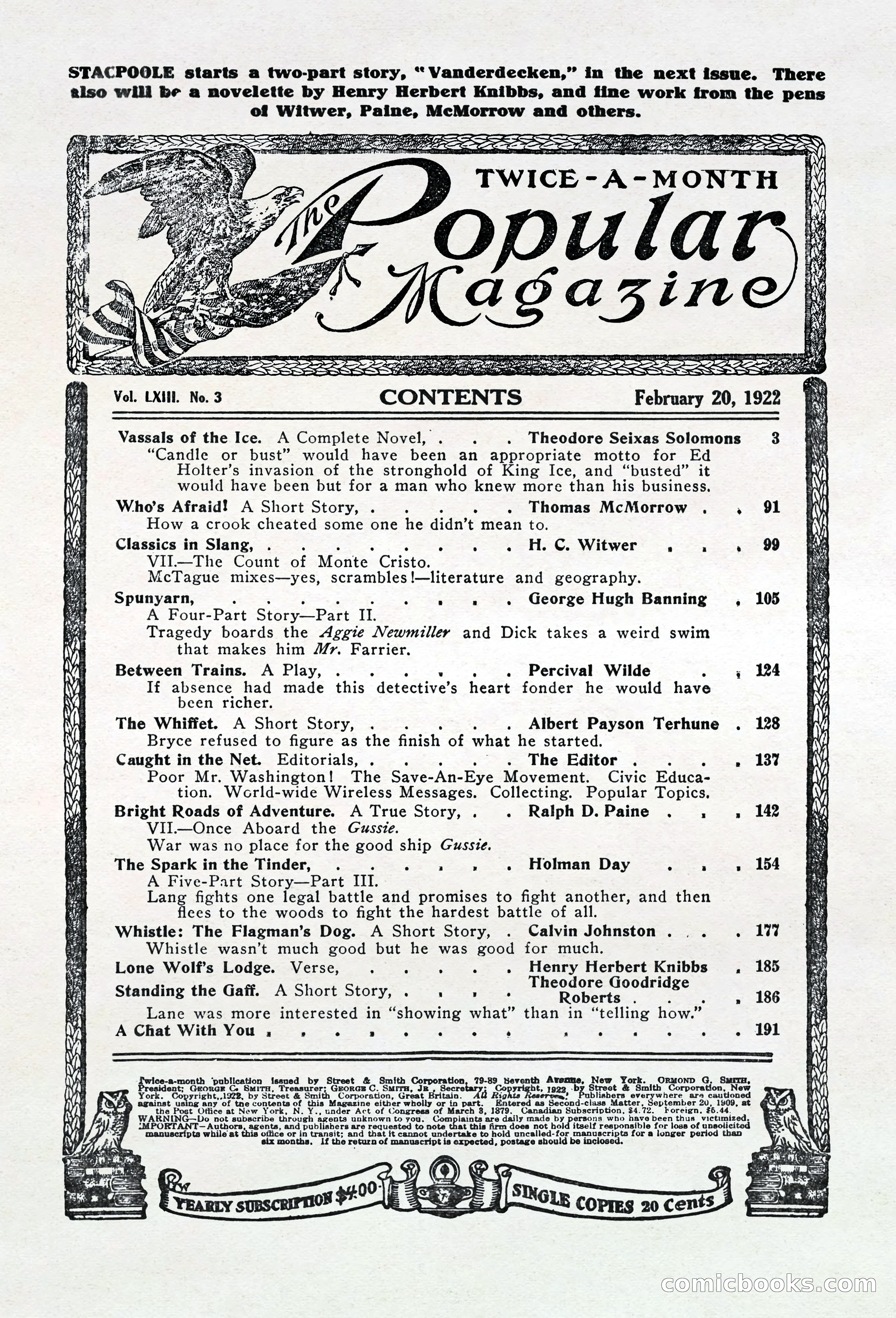 The Popular Magazine — page 3 of 196