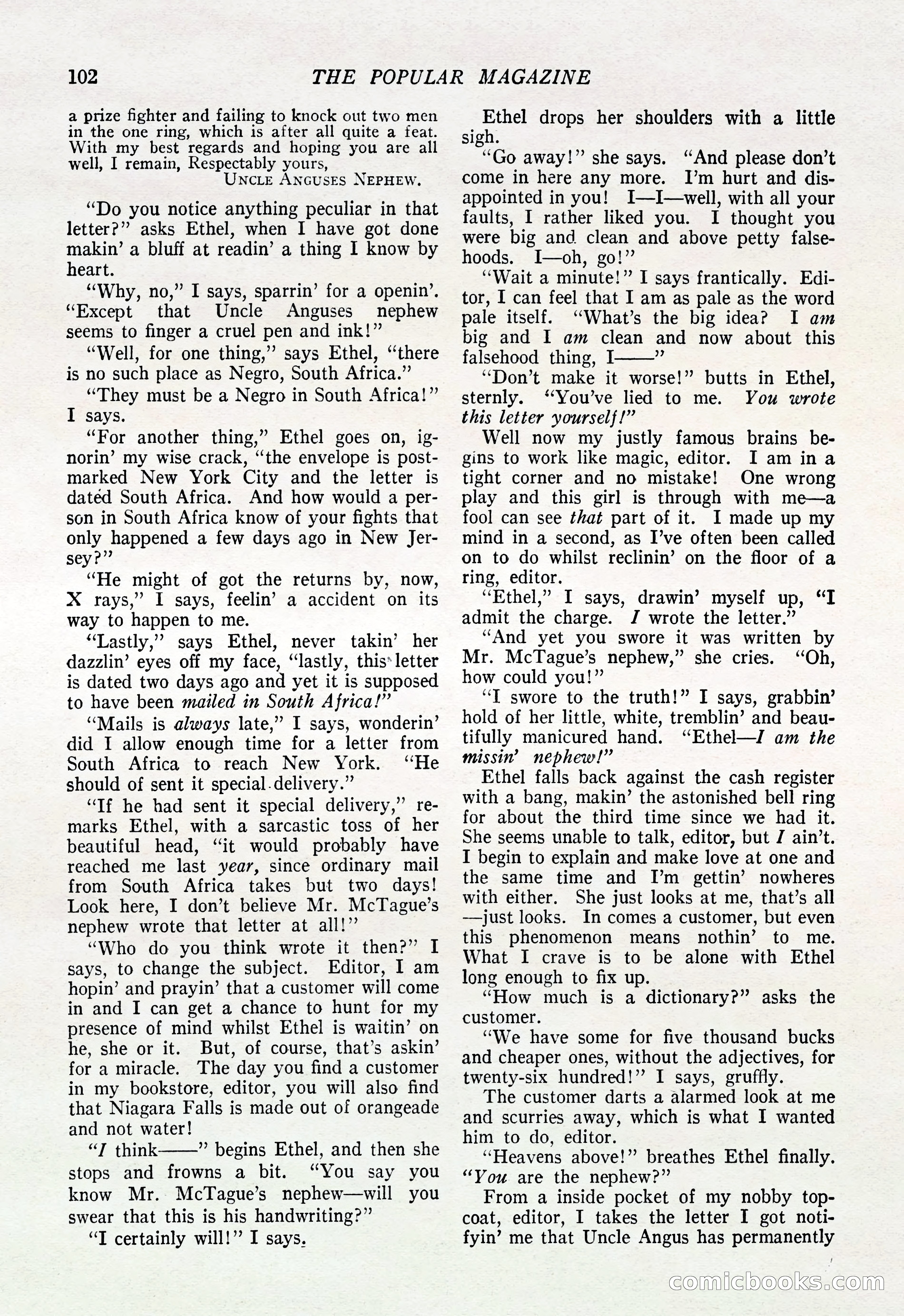 The Popular Magazine — page 104 of 196