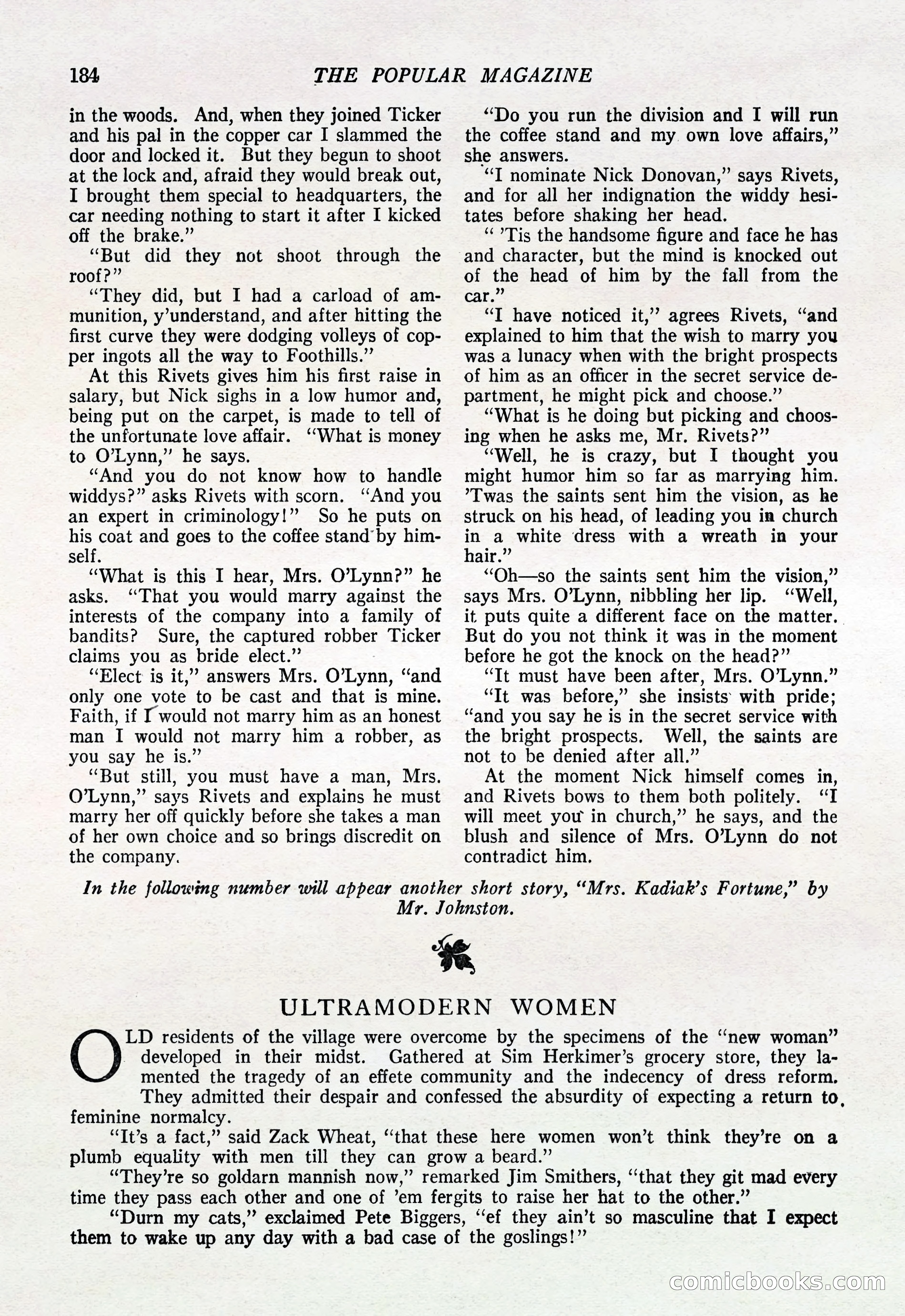 The Popular Magazine — page 186 of 196