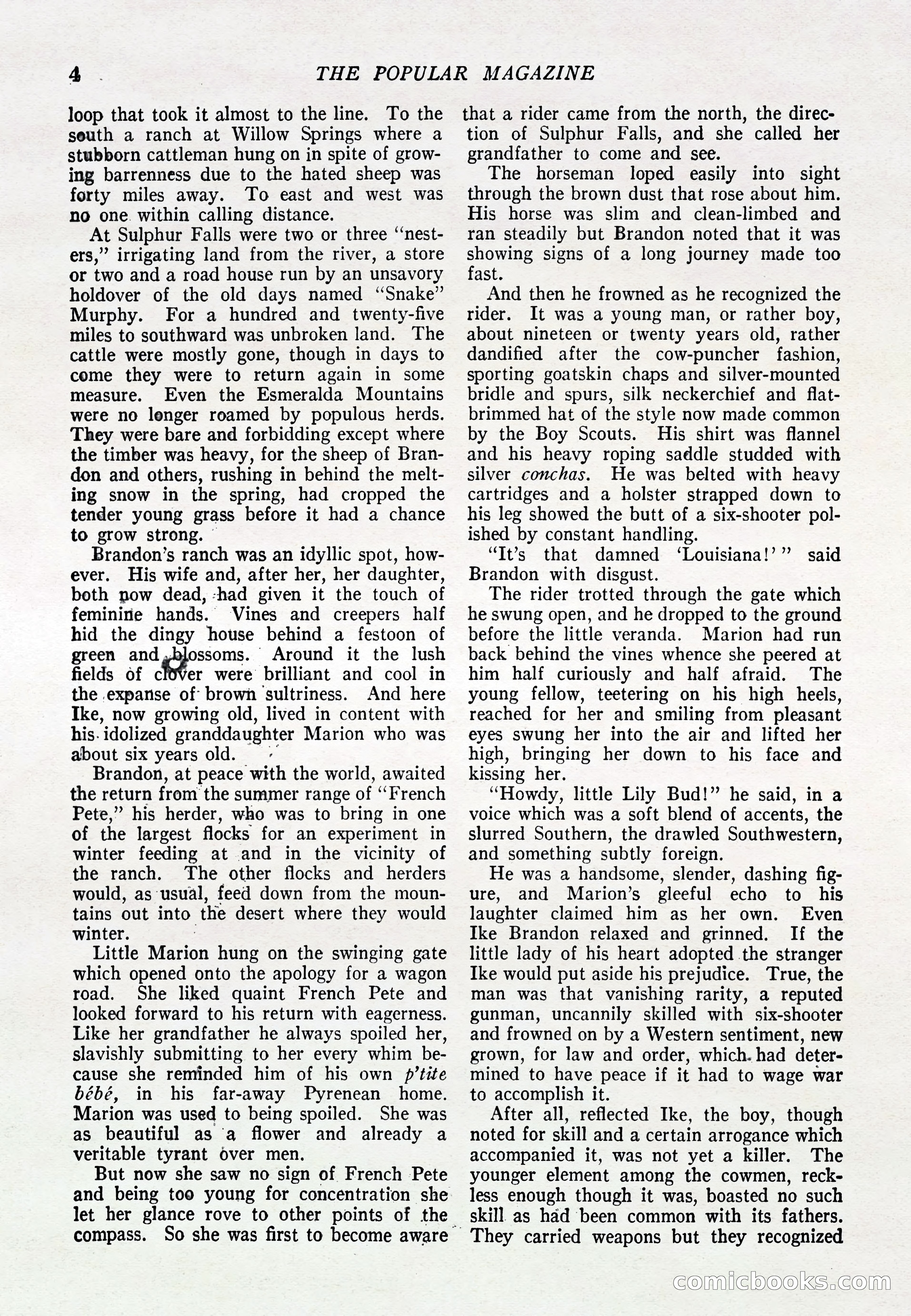 The Popular Magazine, March 20, 1922 — page 6 of 196