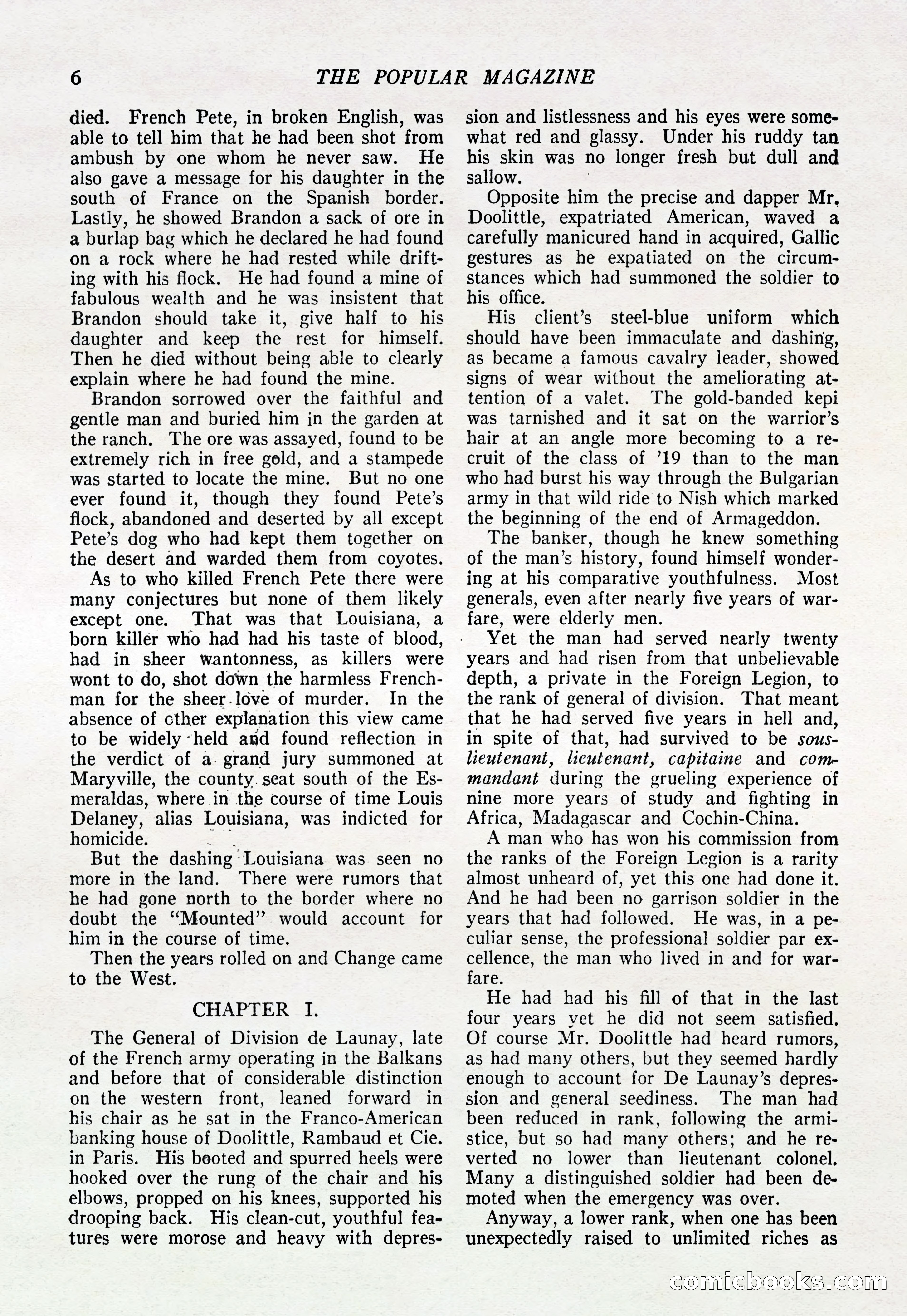 The Popular Magazine, March 20, 1922 — page 8 of 196