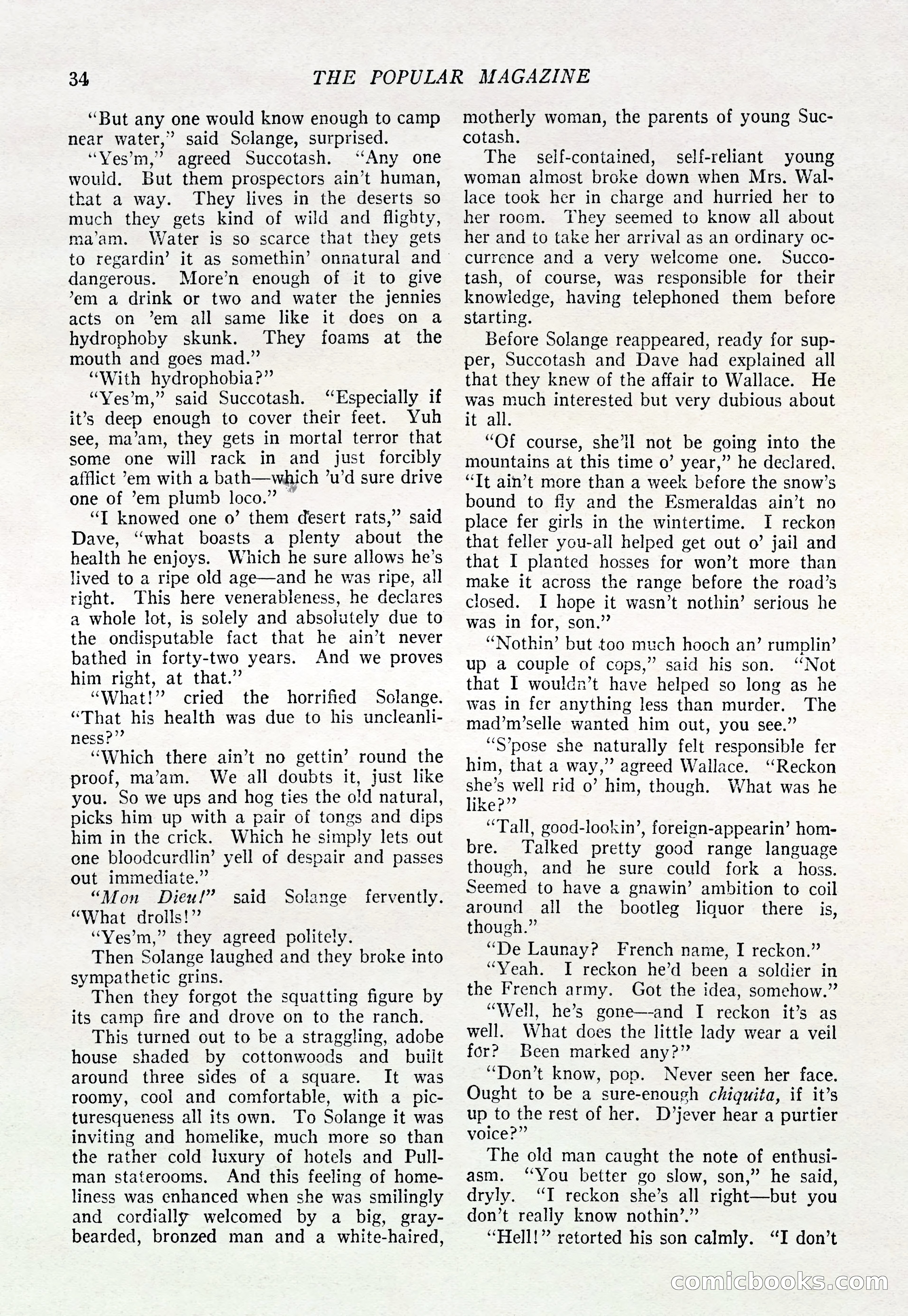The Popular Magazine, March 20, 1922 — page 36 of 196