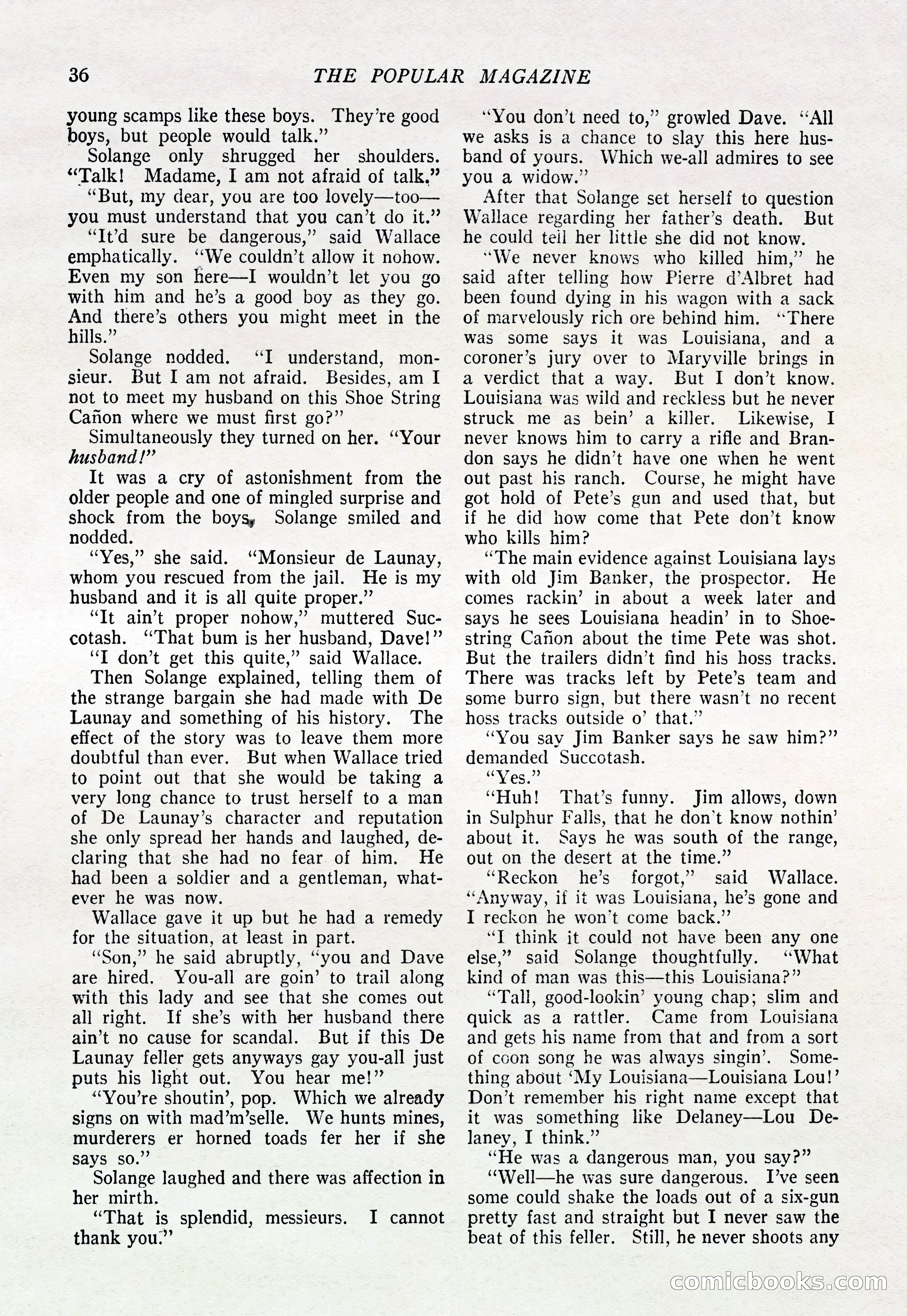 The Popular Magazine, March 20, 1922 — page 38 of 196