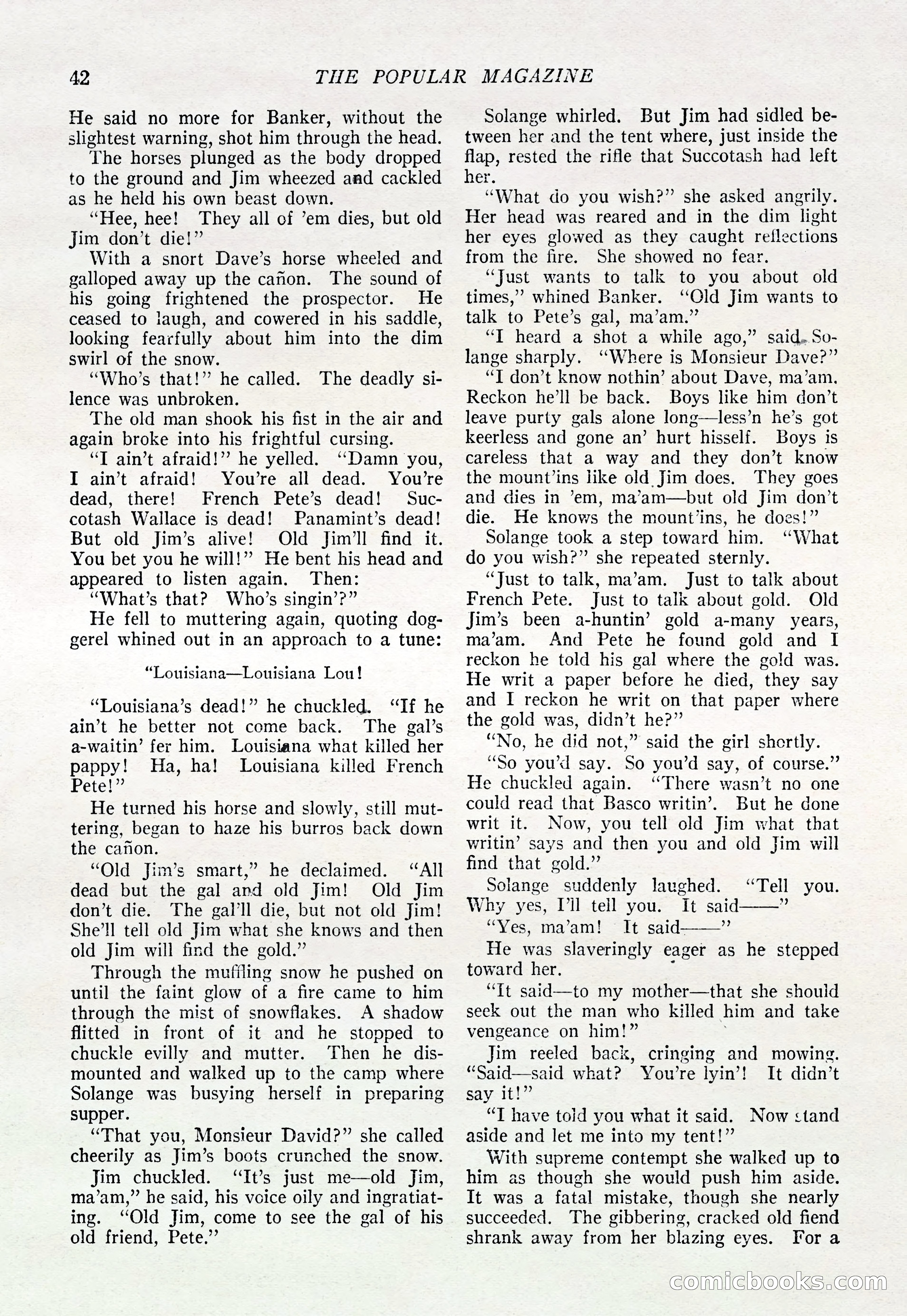 The Popular Magazine, March 20, 1922 — page 44 of 196