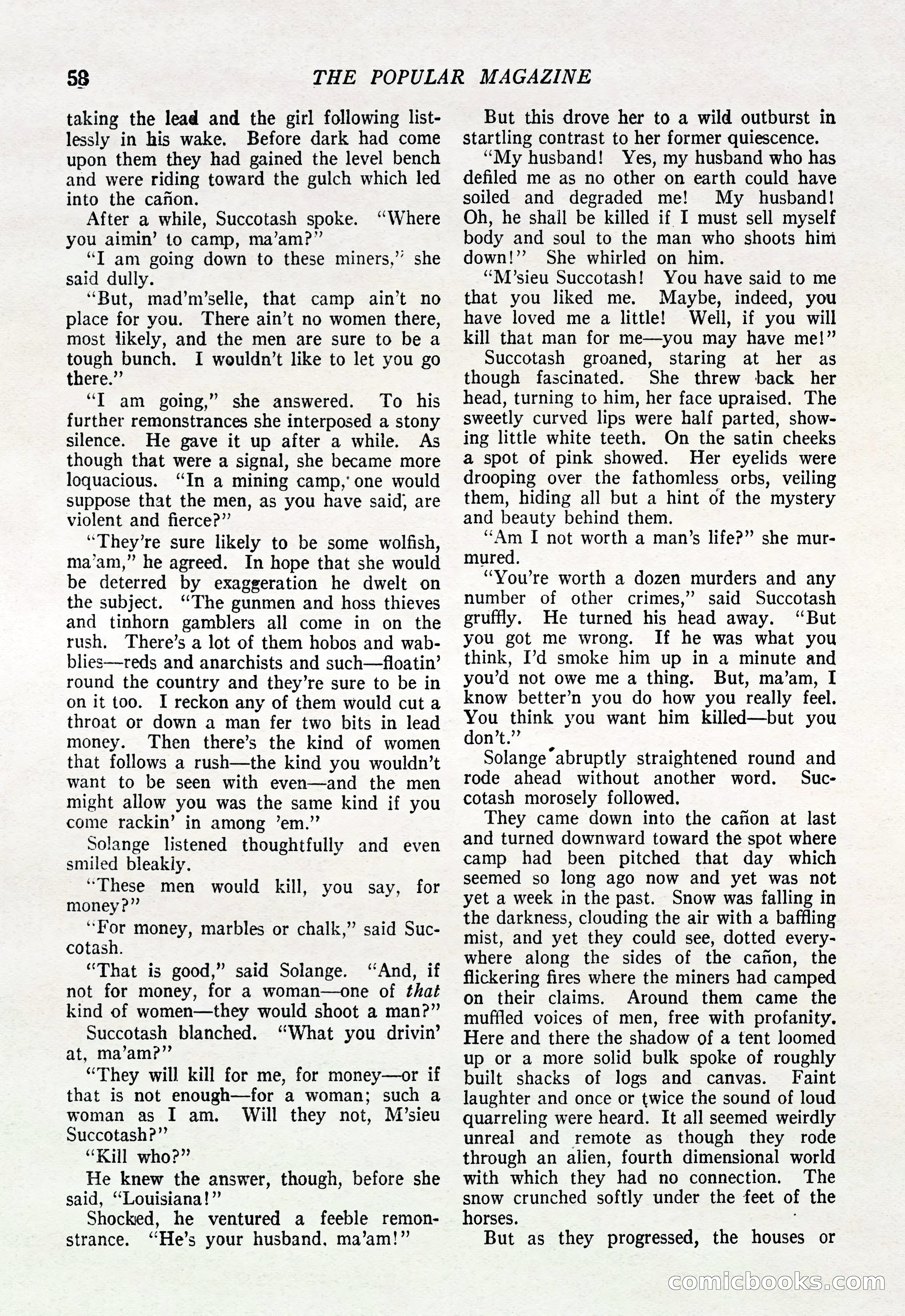 The Popular Magazine, March 20, 1922 — page 60 of 196