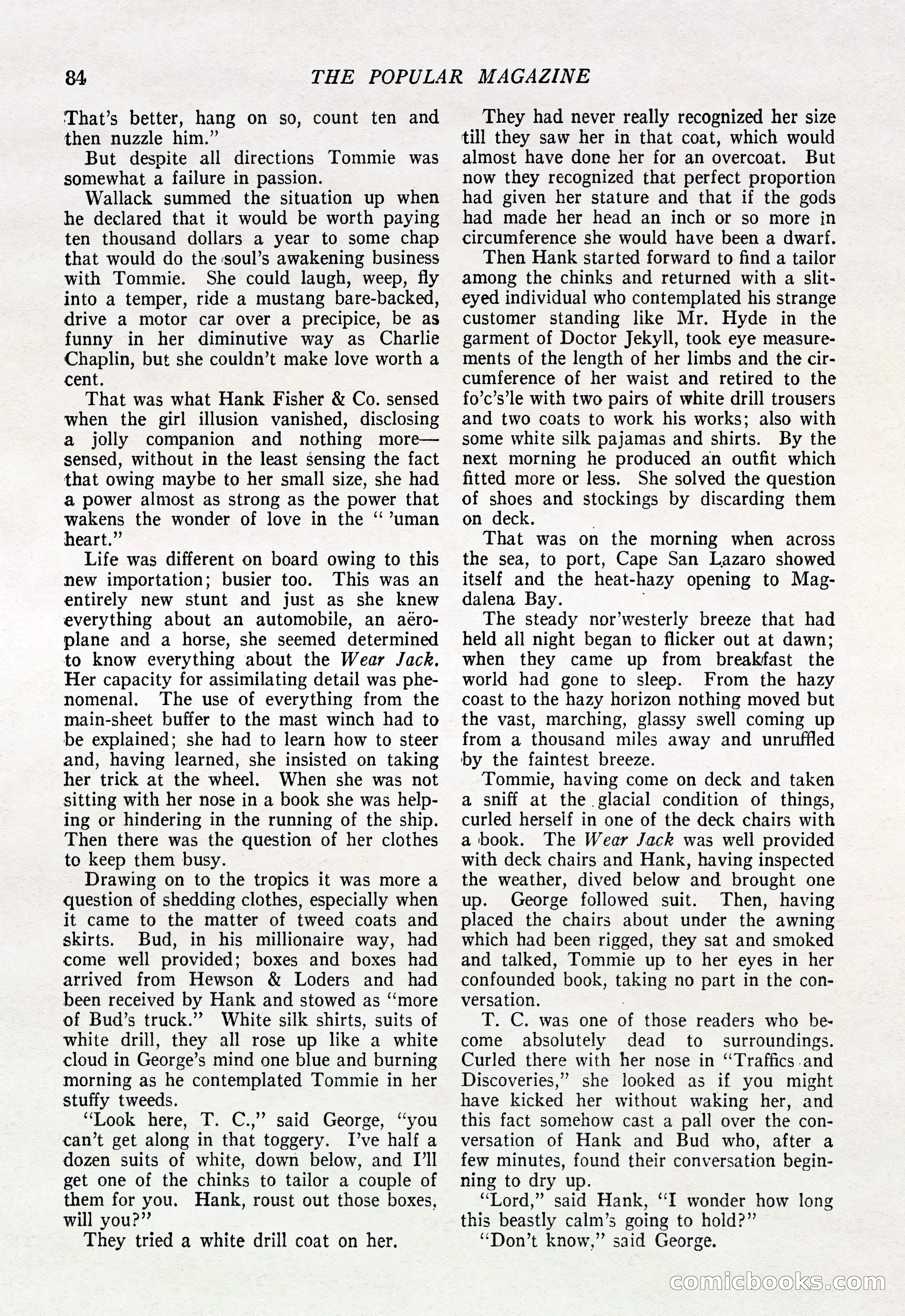 The Popular Magazine, March 20, 1922 — page 86 of 196