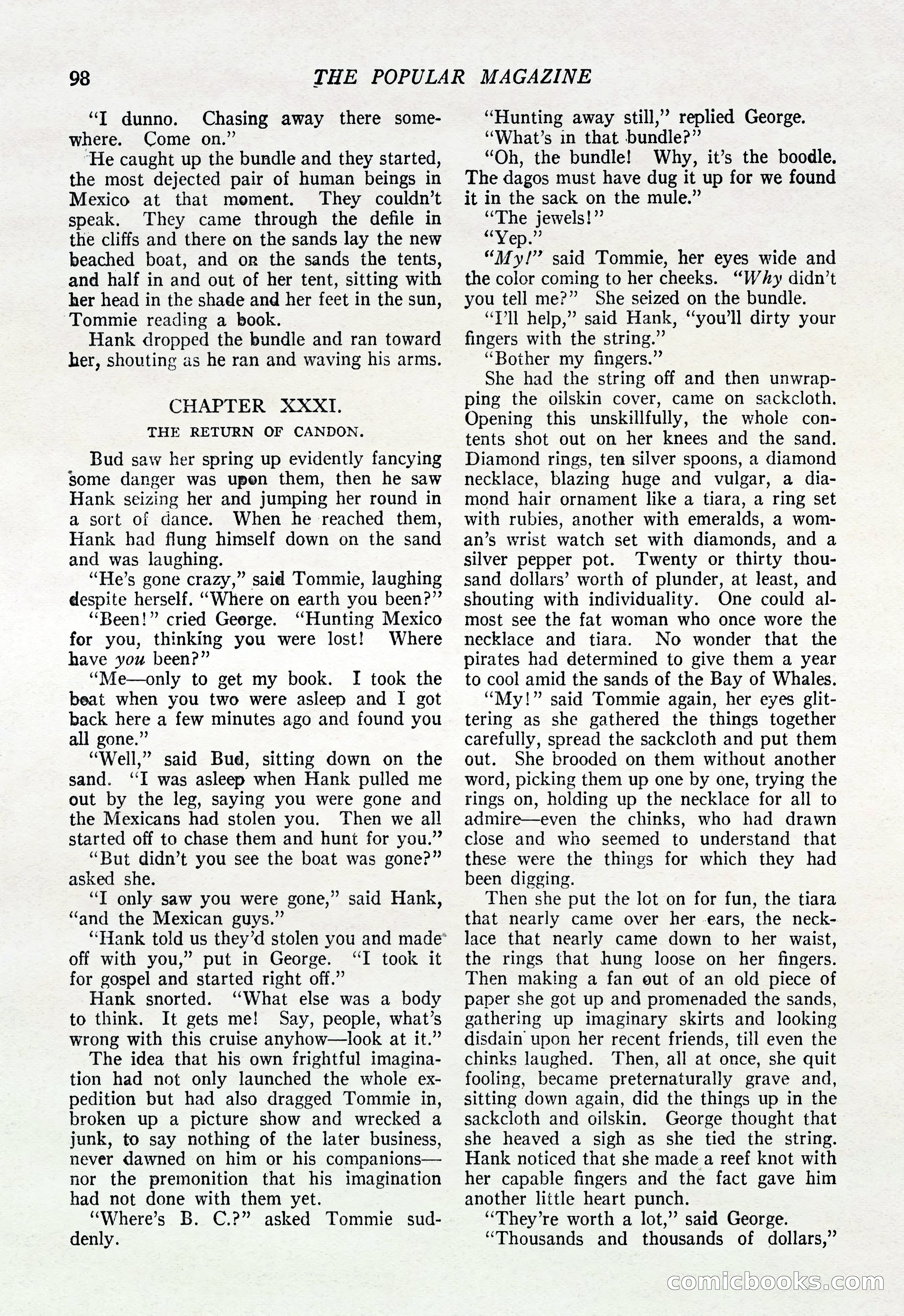 The Popular Magazine, March 20, 1922 — page 100 of 196