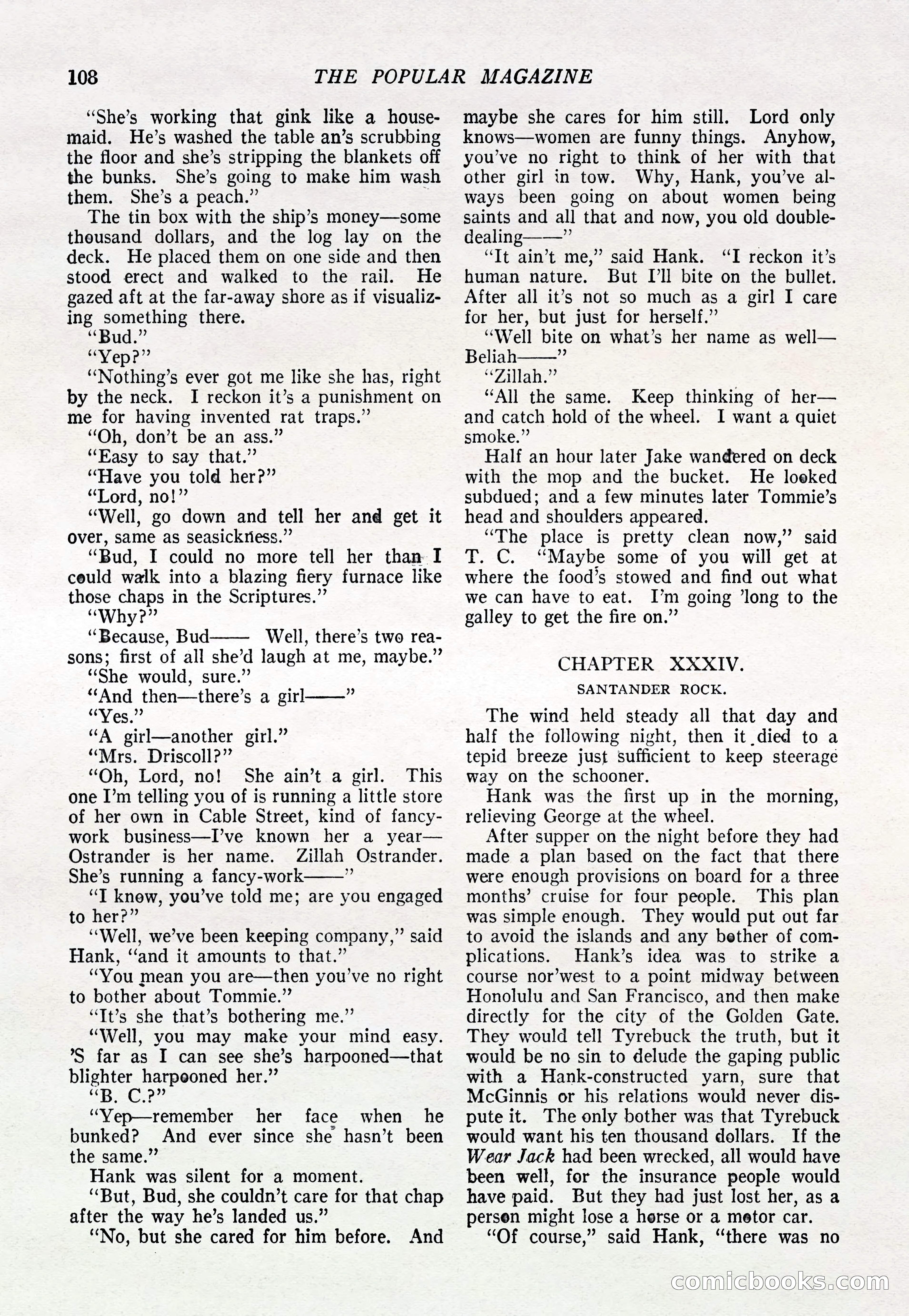The Popular Magazine, March 20, 1922 — page 110 of 196
