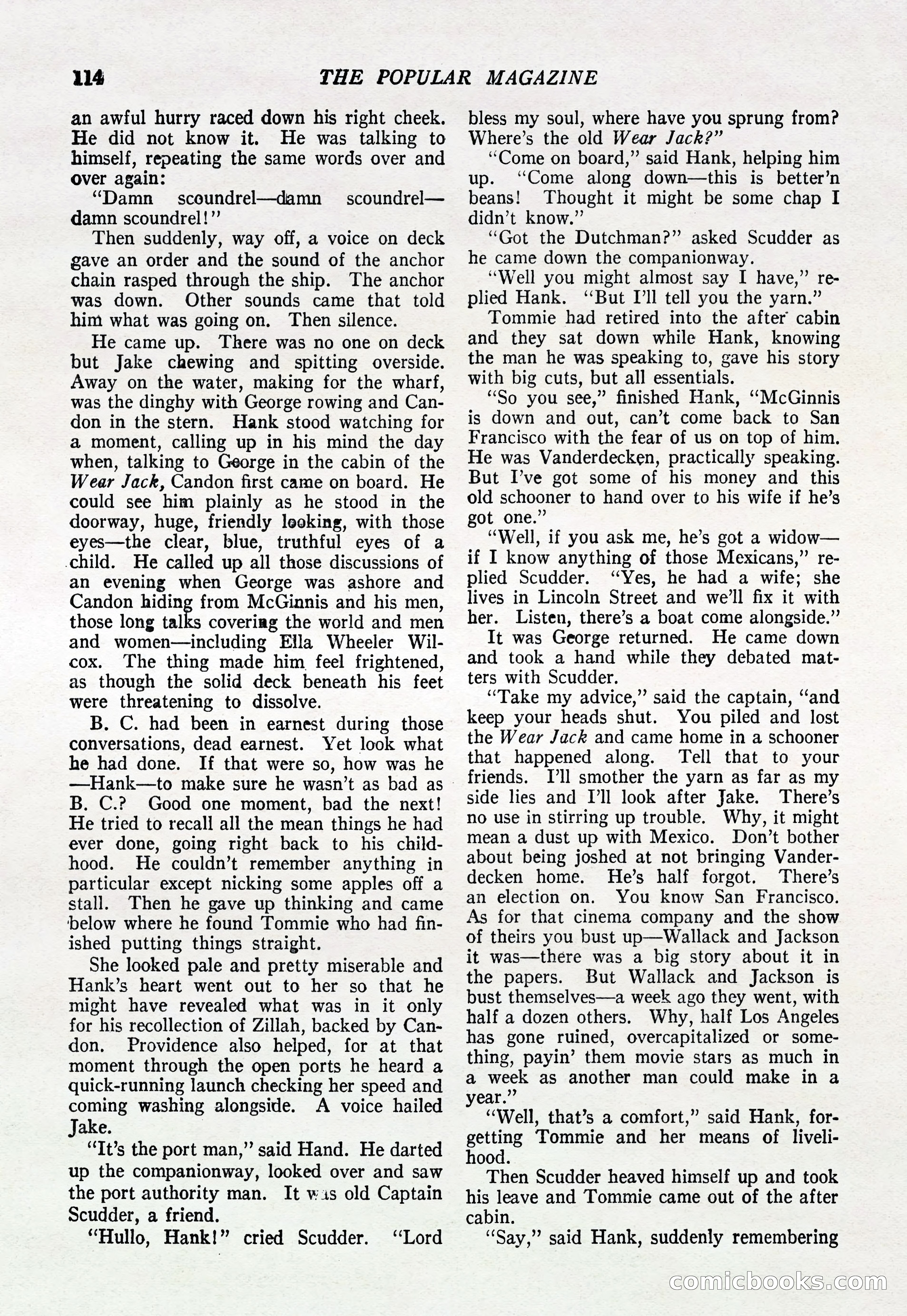 The Popular Magazine, March 20, 1922 — page 116 of 196