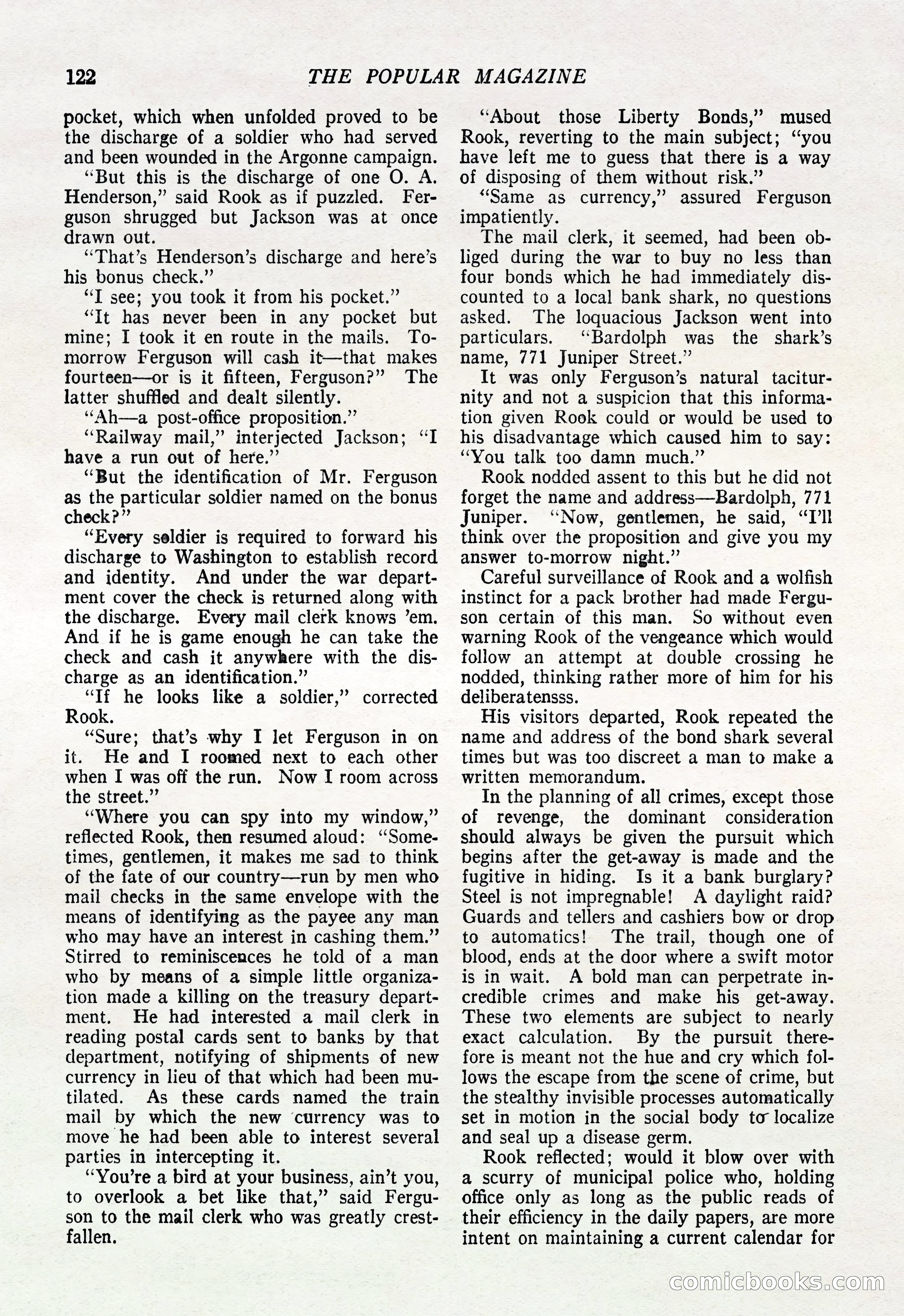 The Popular Magazine, March 20, 1922 — page 124 of 196
