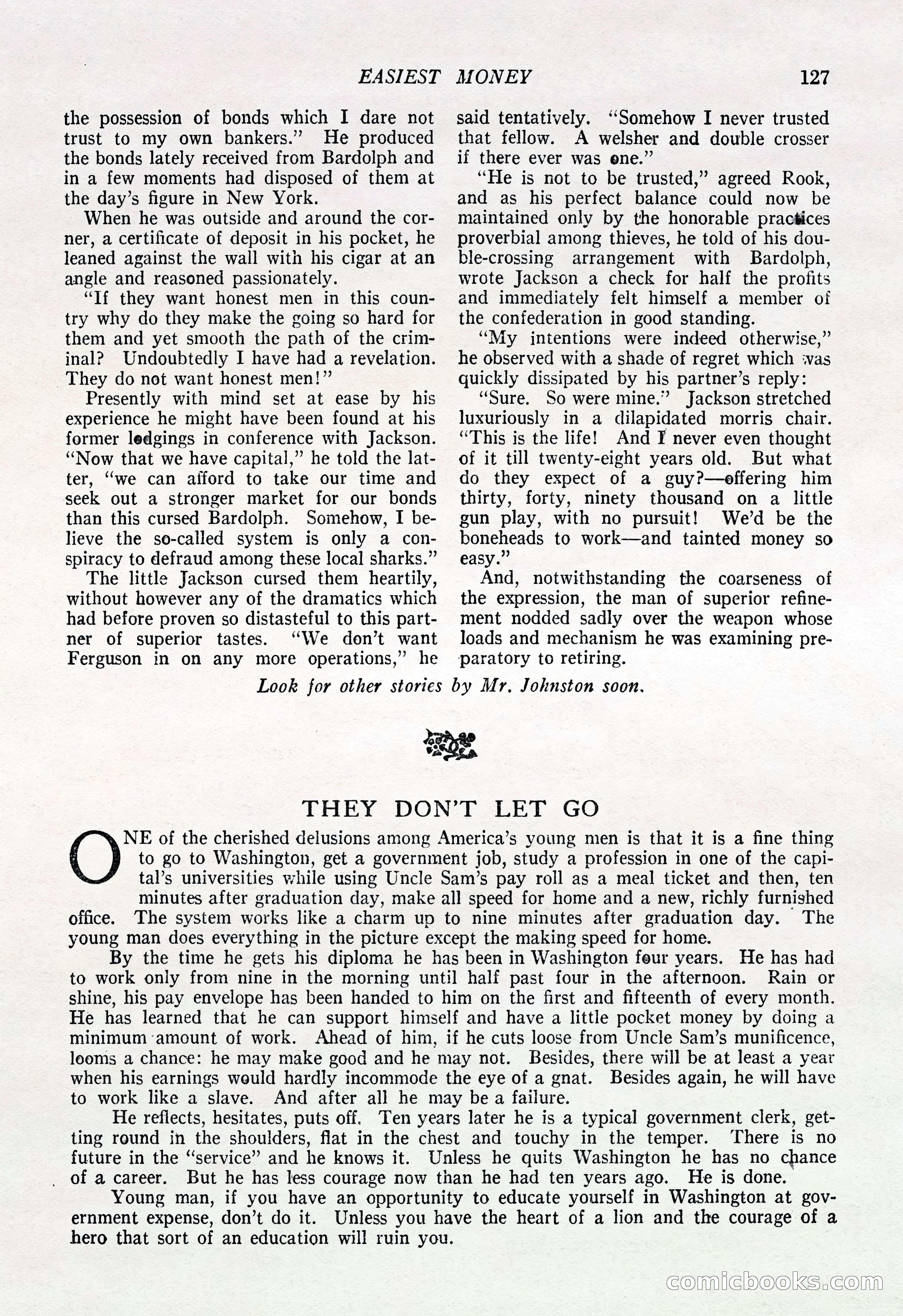 The Popular Magazine, March 20, 1922 — page 129 of 196