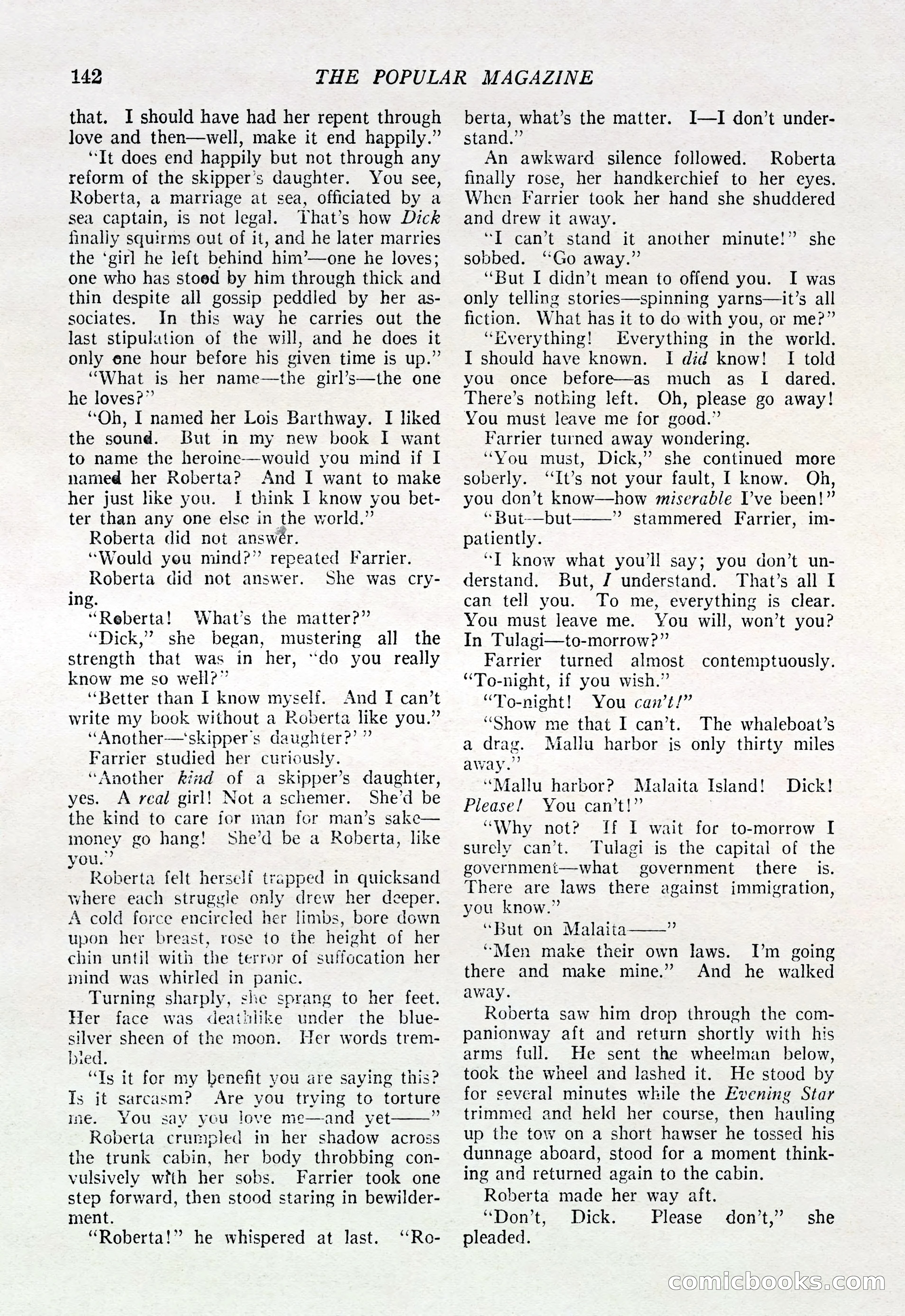 The Popular Magazine, March 20, 1922 — page 144 of 196