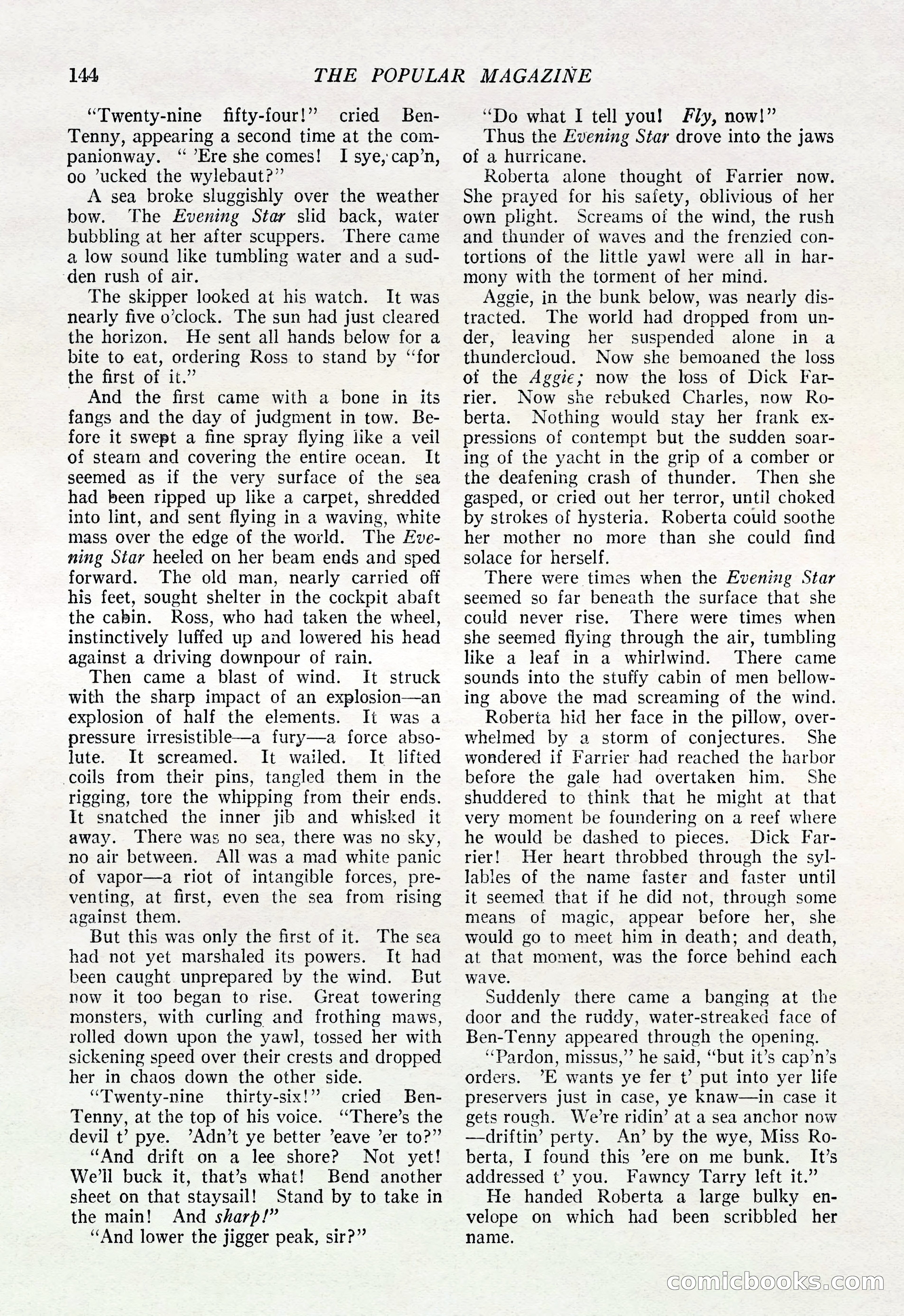 The Popular Magazine, March 20, 1922 — page 146 of 196