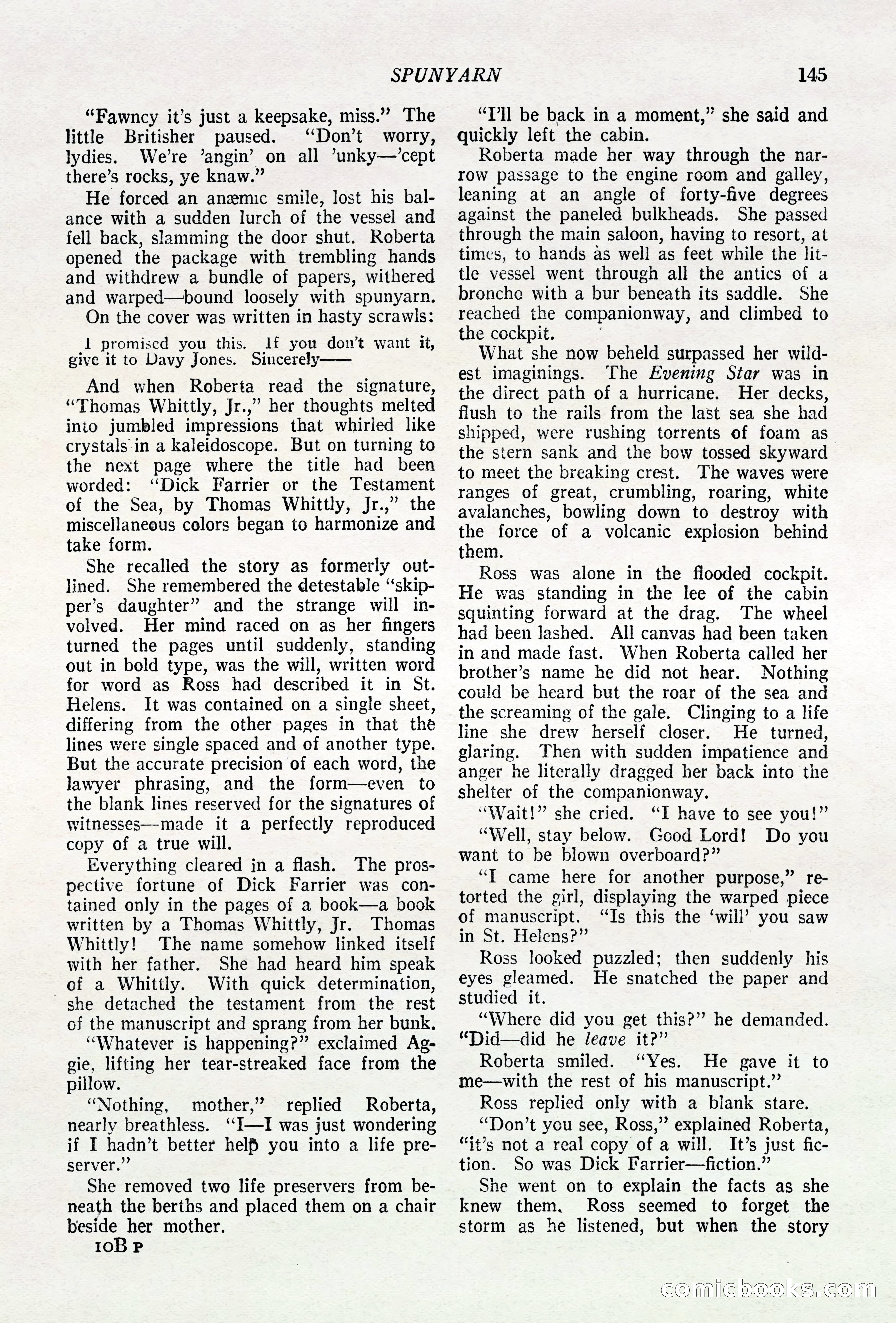 The Popular Magazine, March 20, 1922 — page 147 of 196