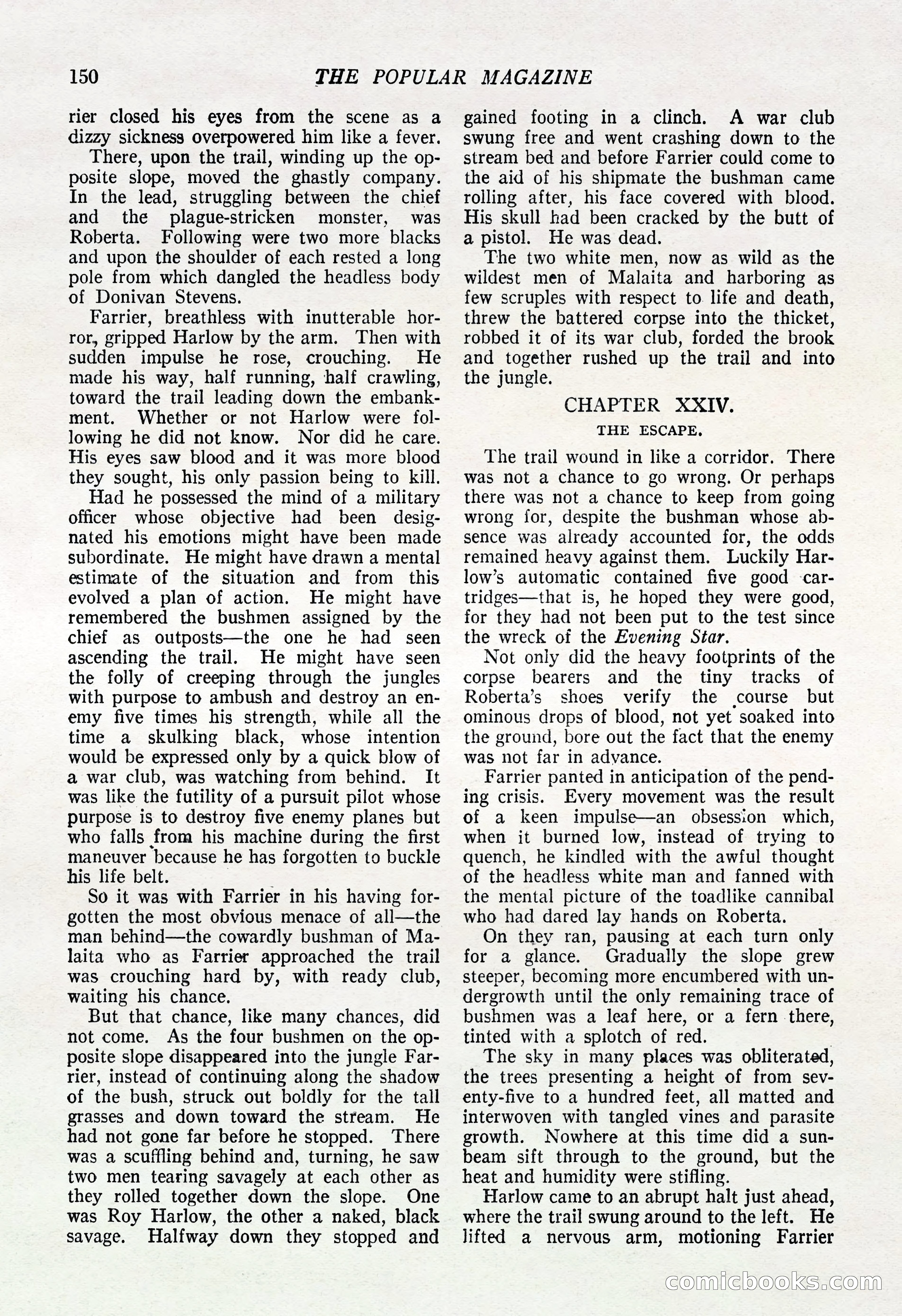 The Popular Magazine, March 20, 1922 — page 152 of 196