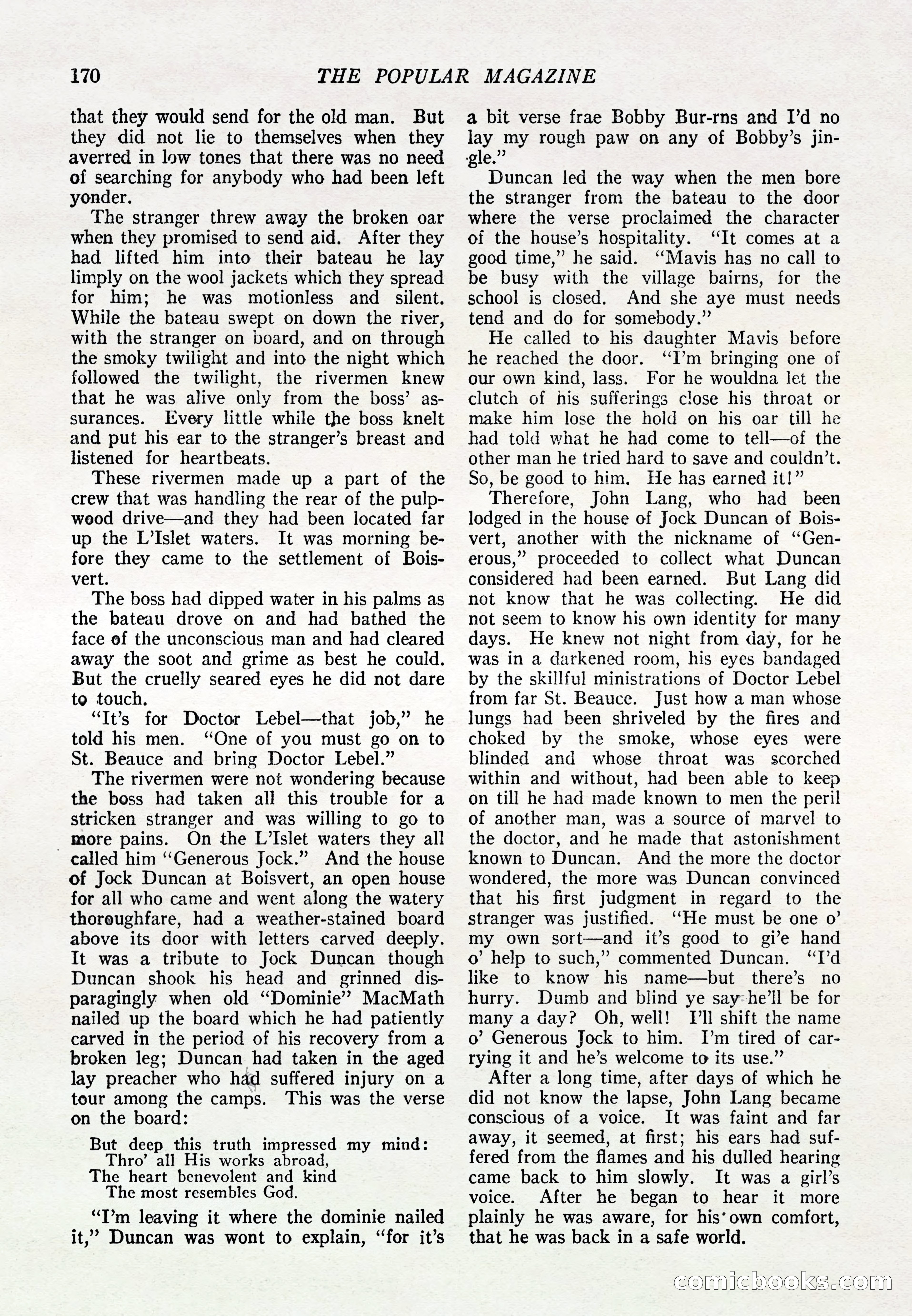The Popular Magazine, March 20, 1922 — page 172 of 196