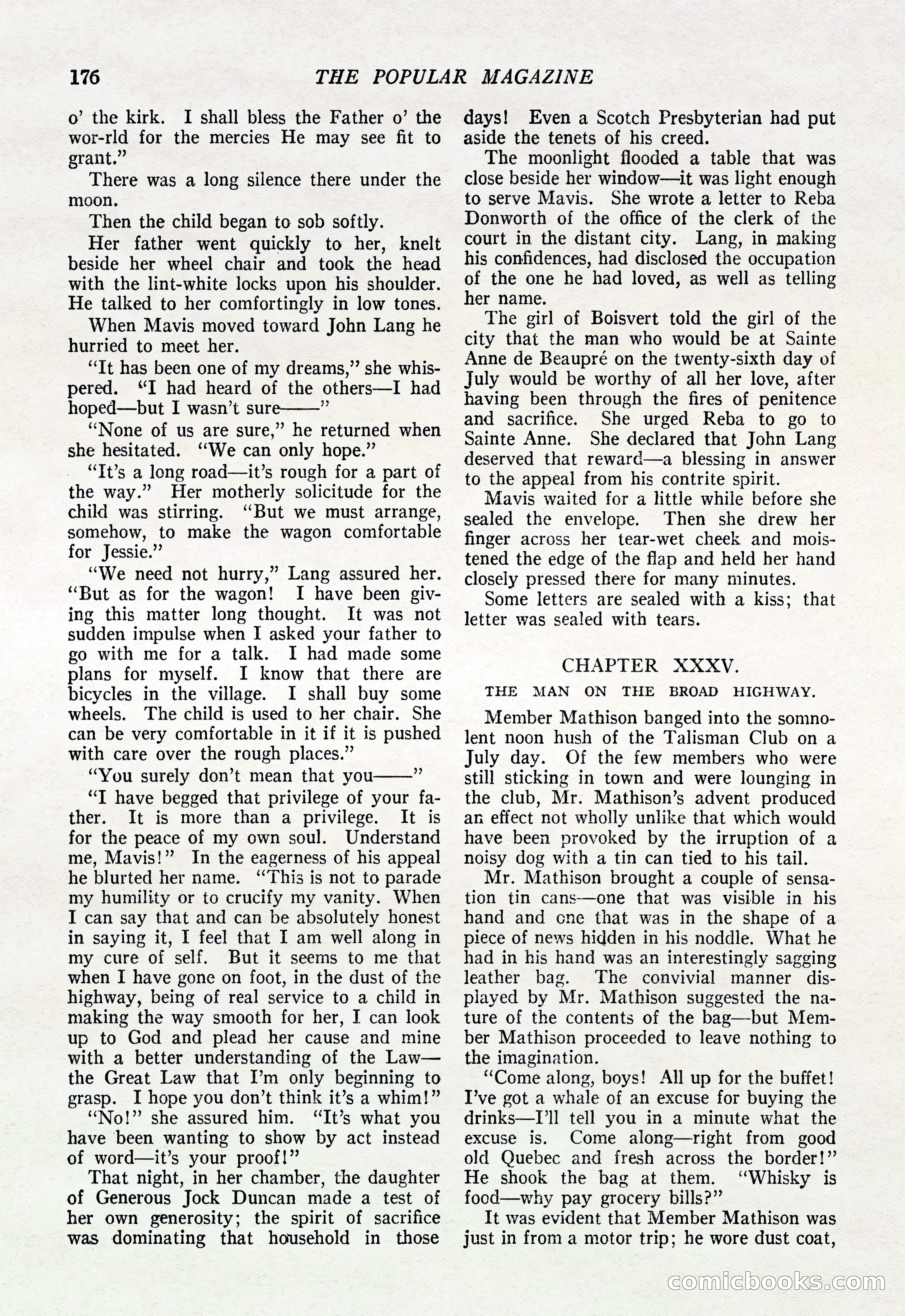 The Popular Magazine, March 20, 1922 — page 178 of 196