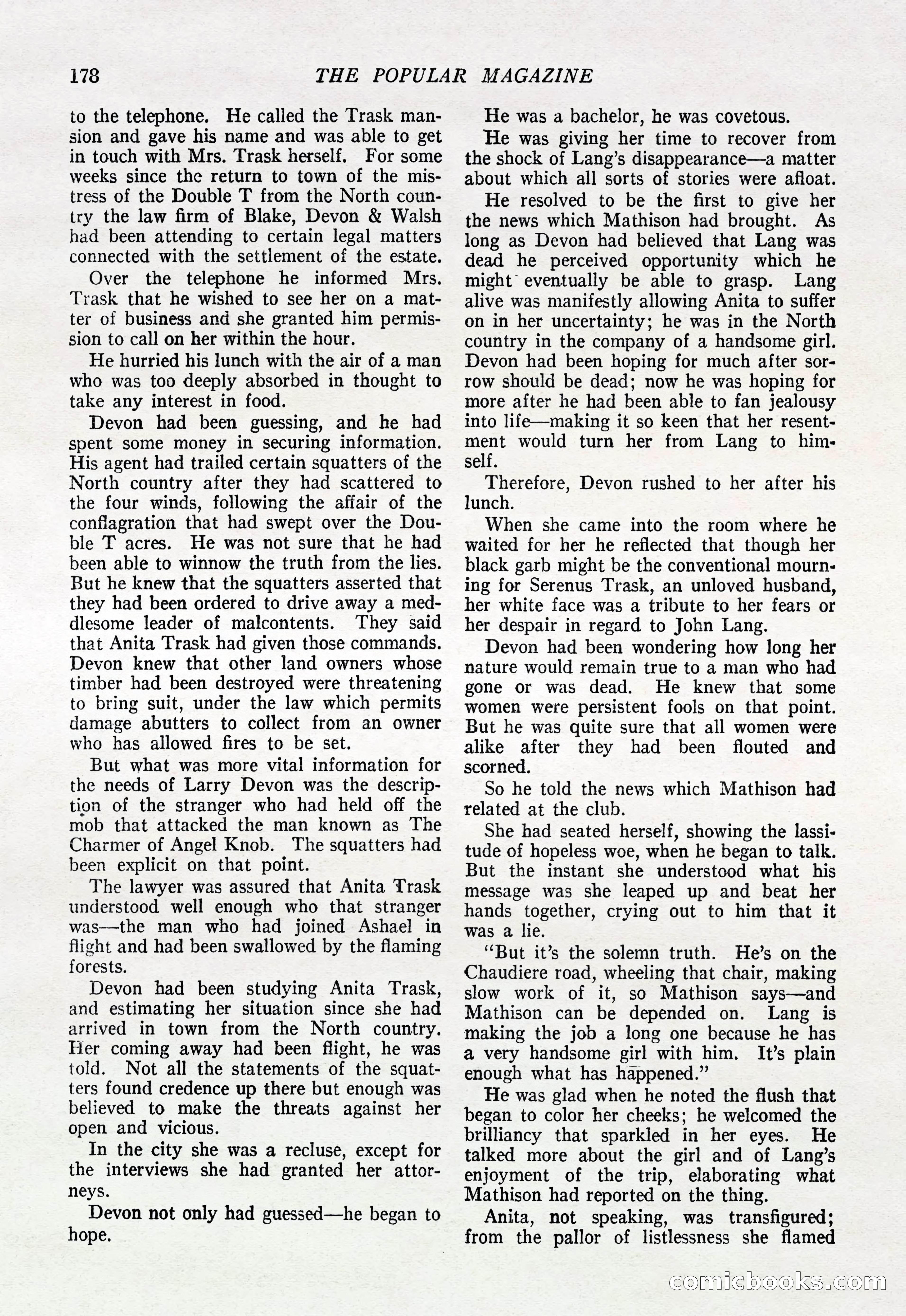 The Popular Magazine, March 20, 1922 — page 180 of 196