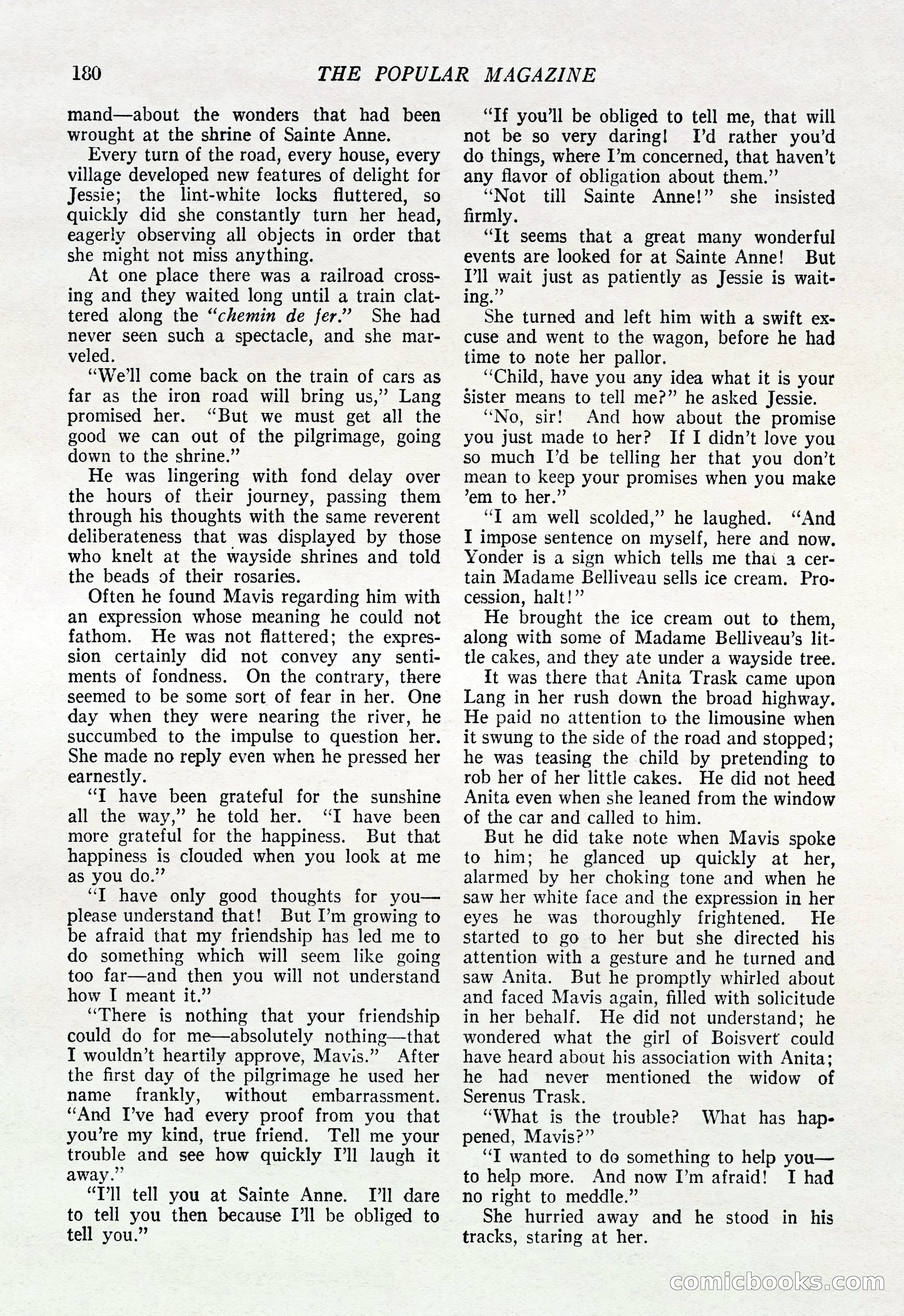 The Popular Magazine, March 20, 1922 — page 182 of 196
