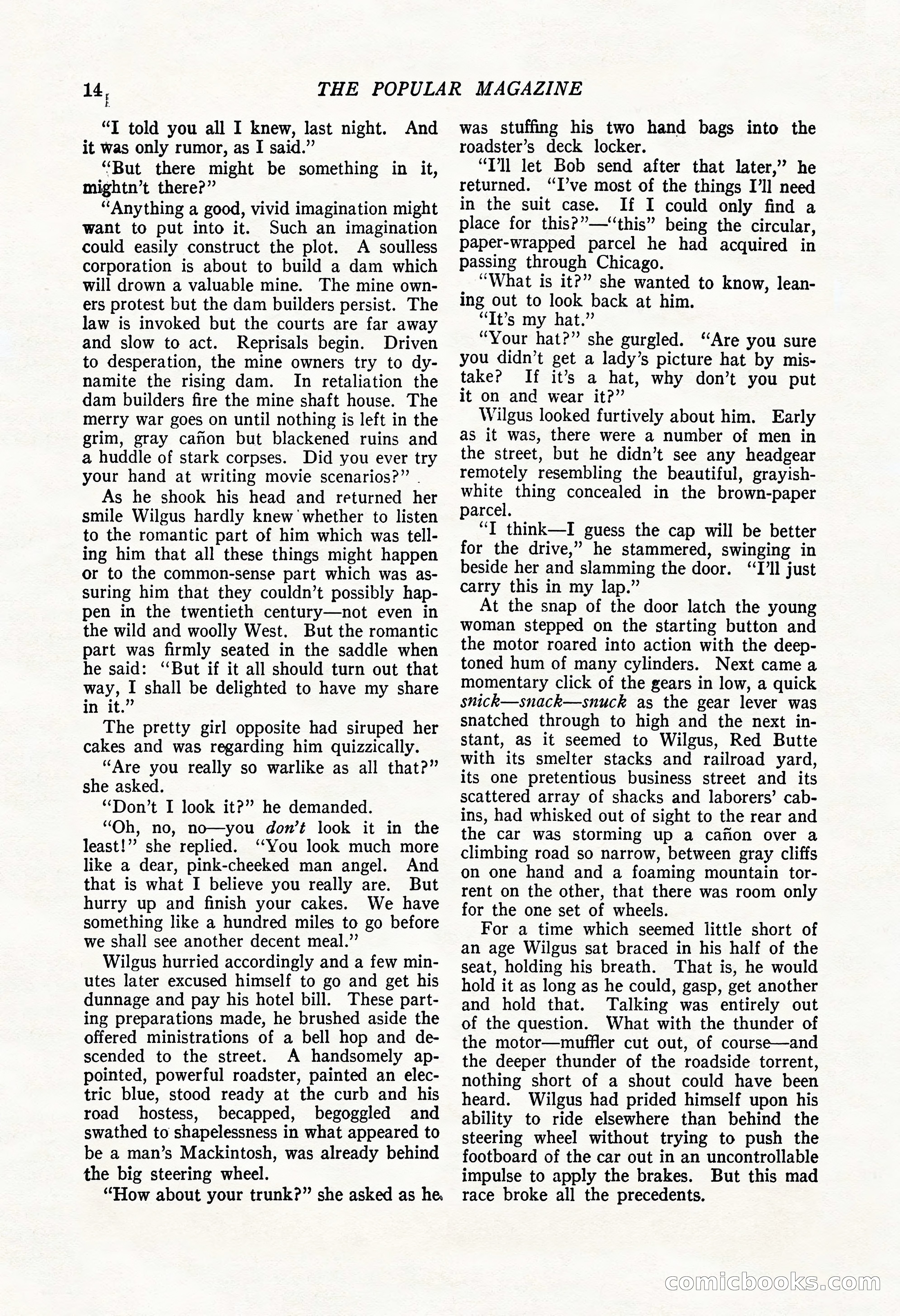The Popular Magazine, May 20, 1922 — page 16 of 196