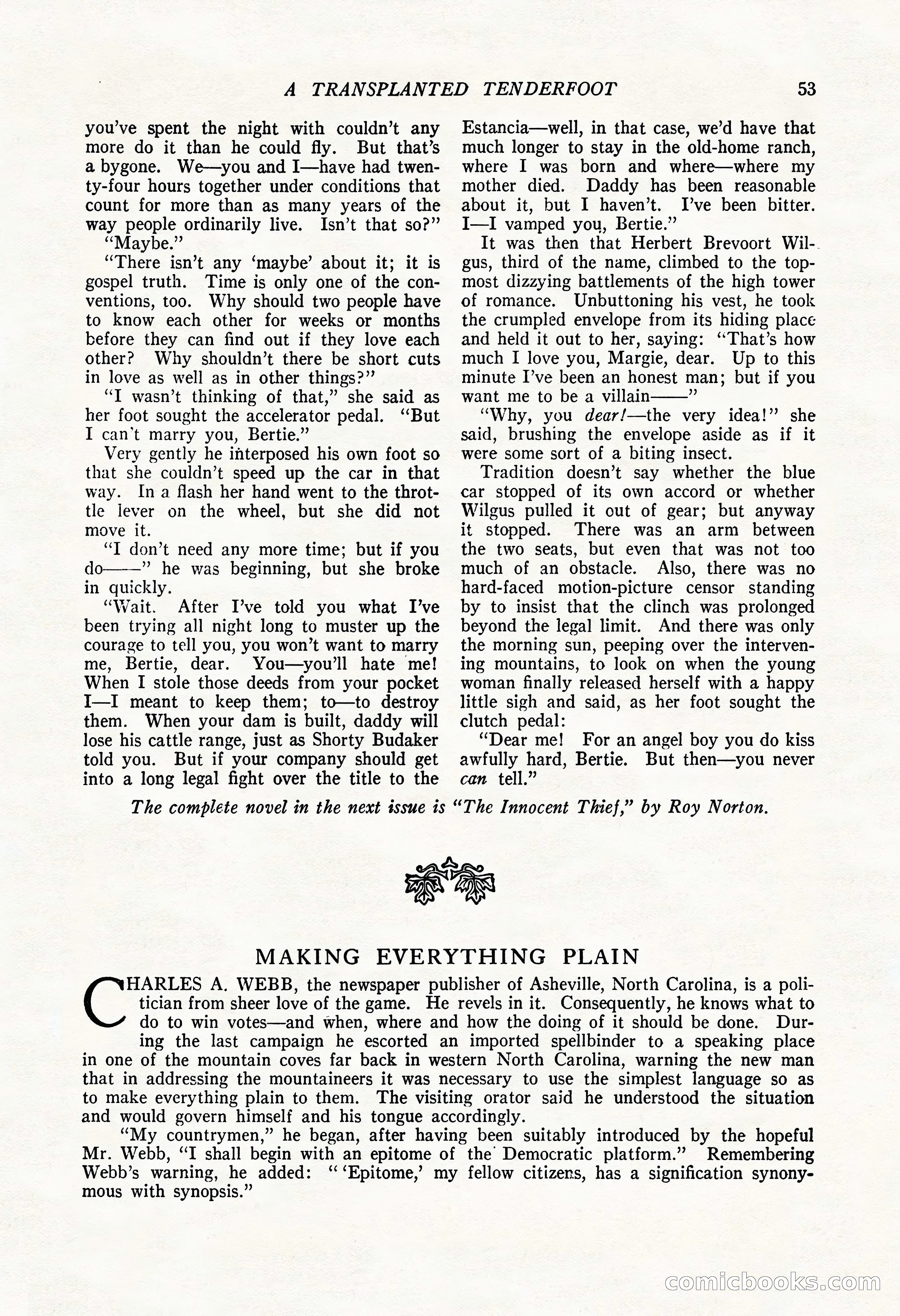 The Popular Magazine, May 20, 1922 — page 55 of 196