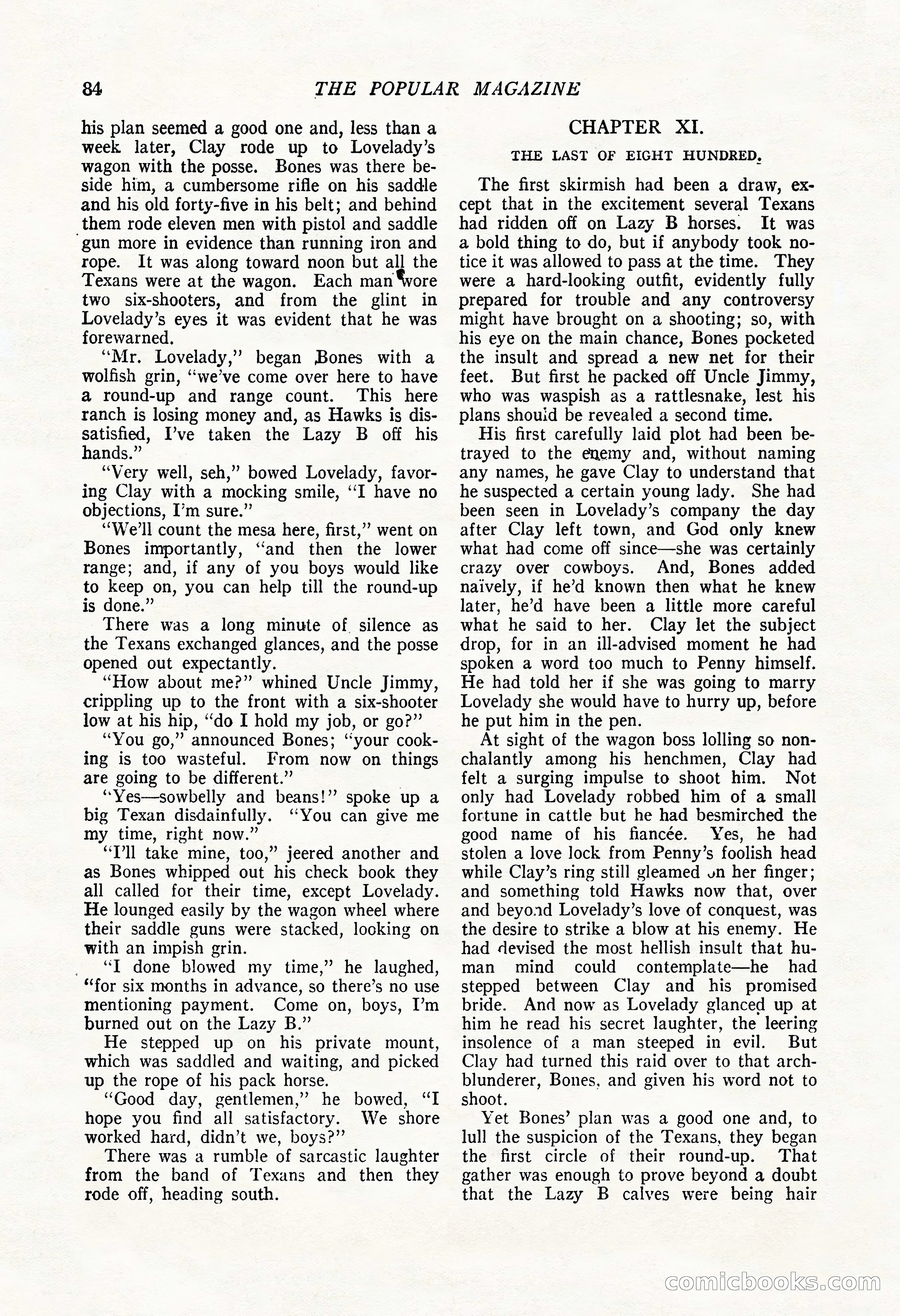 The Popular Magazine, May 20, 1922 — page 86 of 196