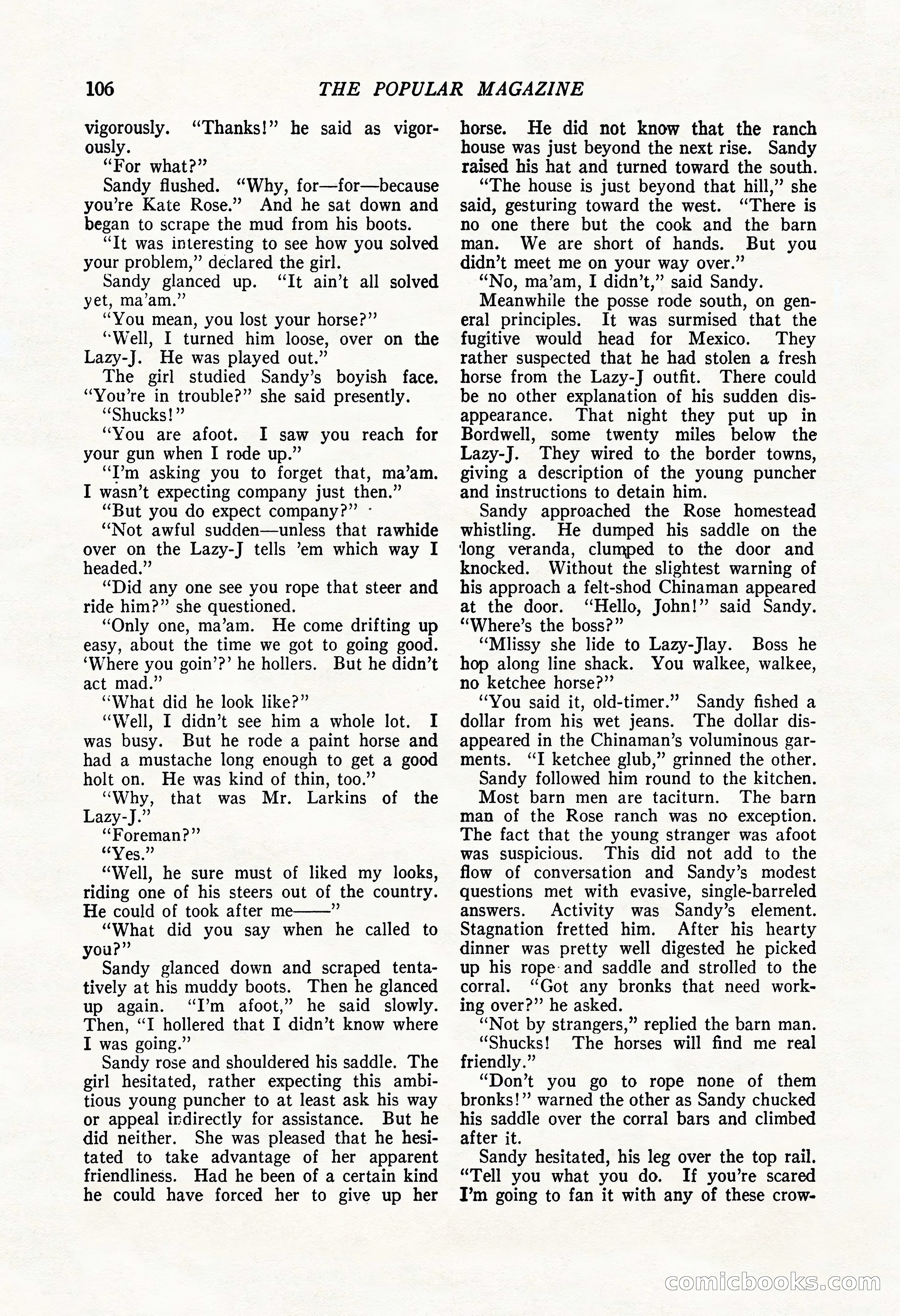 The Popular Magazine, May 20, 1922 — page 108 of 196