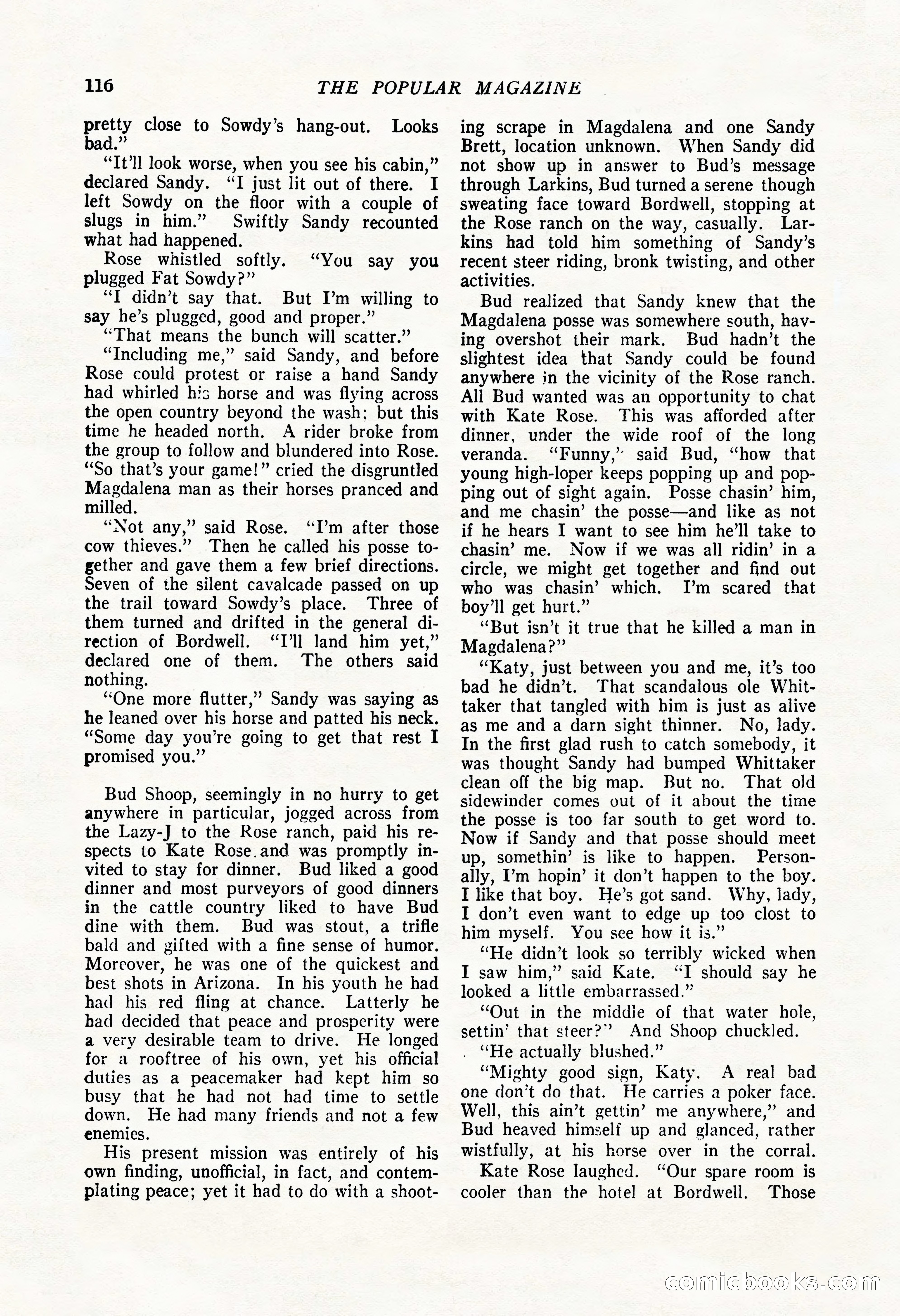 The Popular Magazine, May 20, 1922 — page 118 of 196