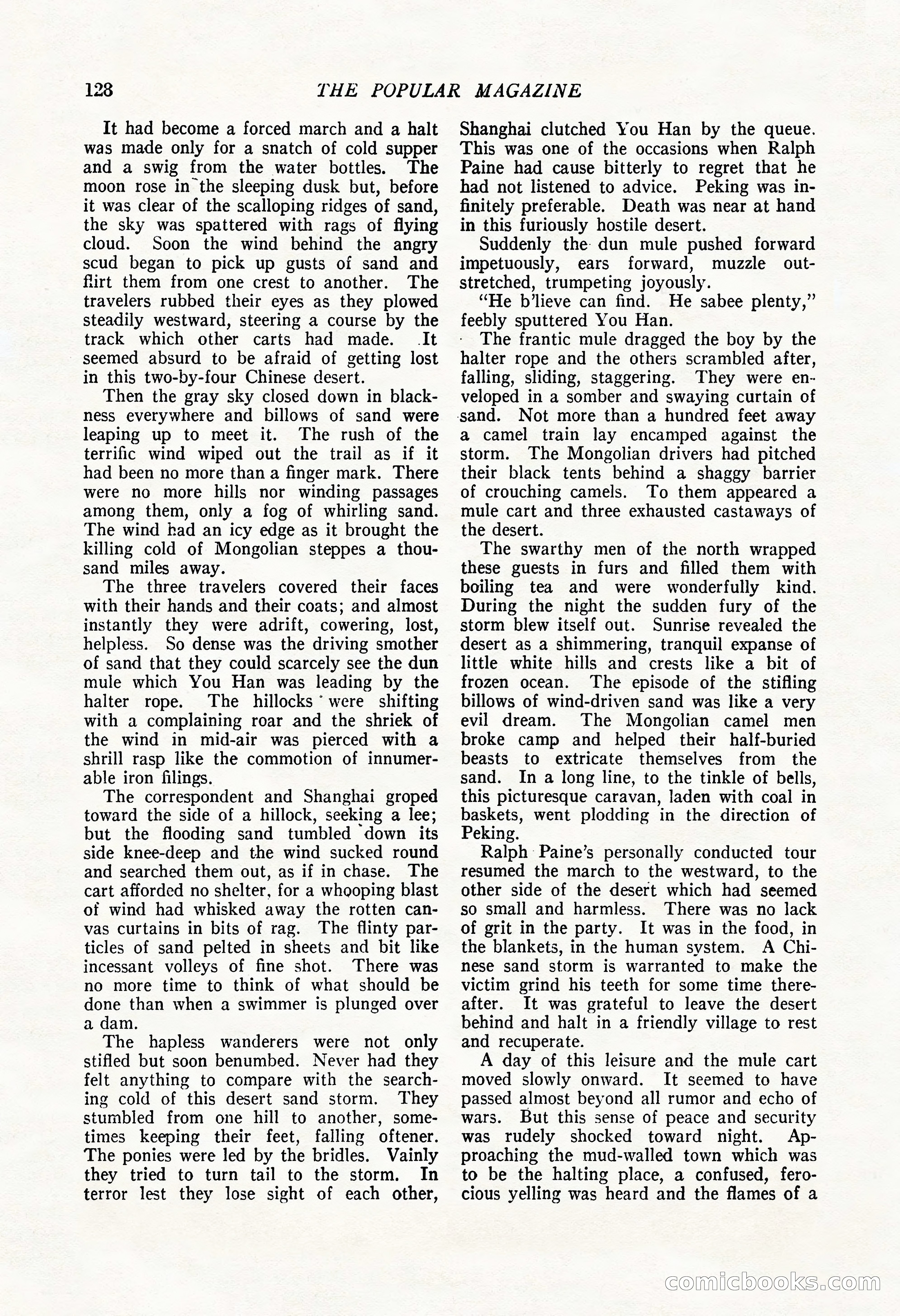 The Popular Magazine, May 20, 1922 — page 130 of 196