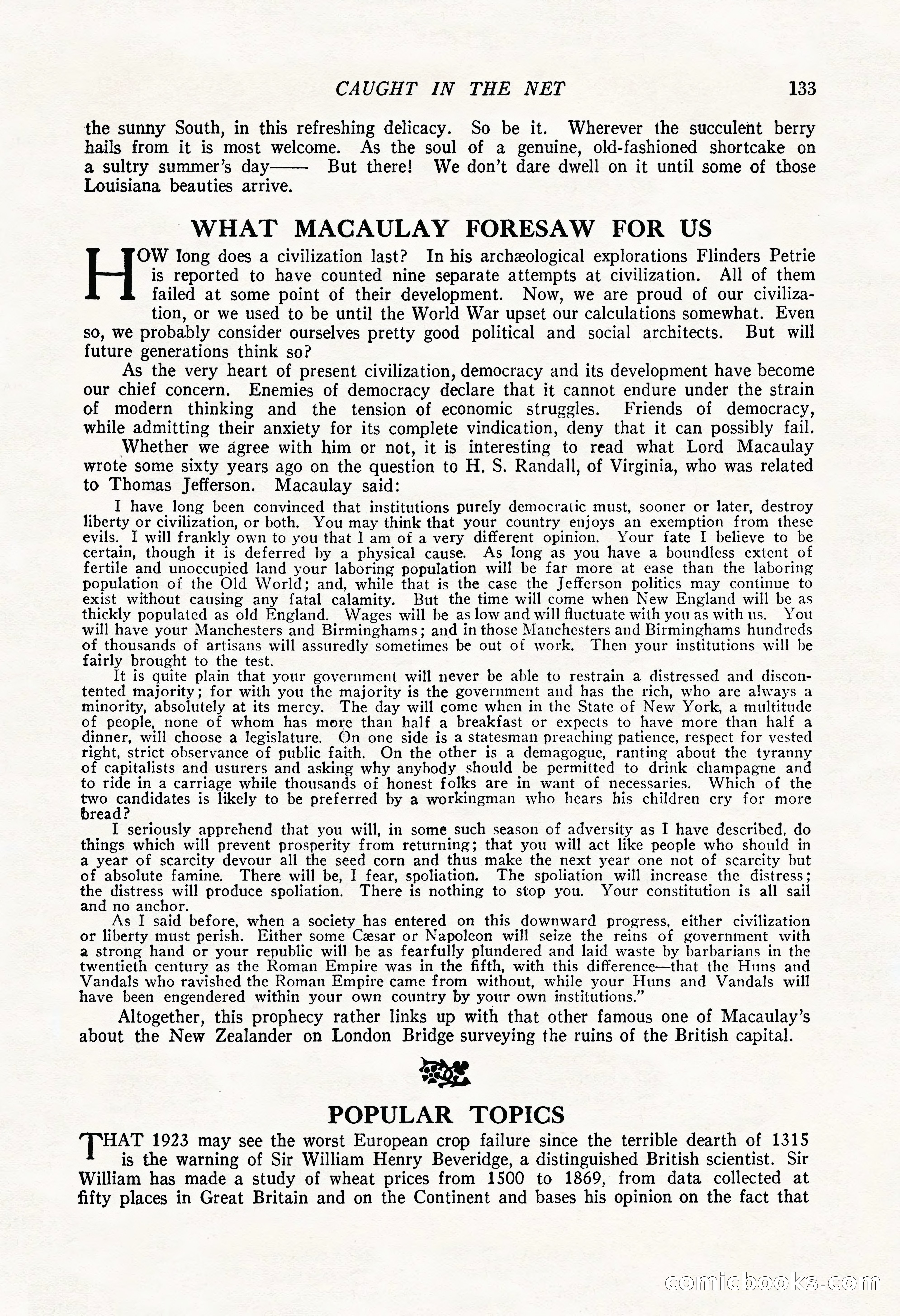The Popular Magazine, May 20, 1922 — page 135 of 196