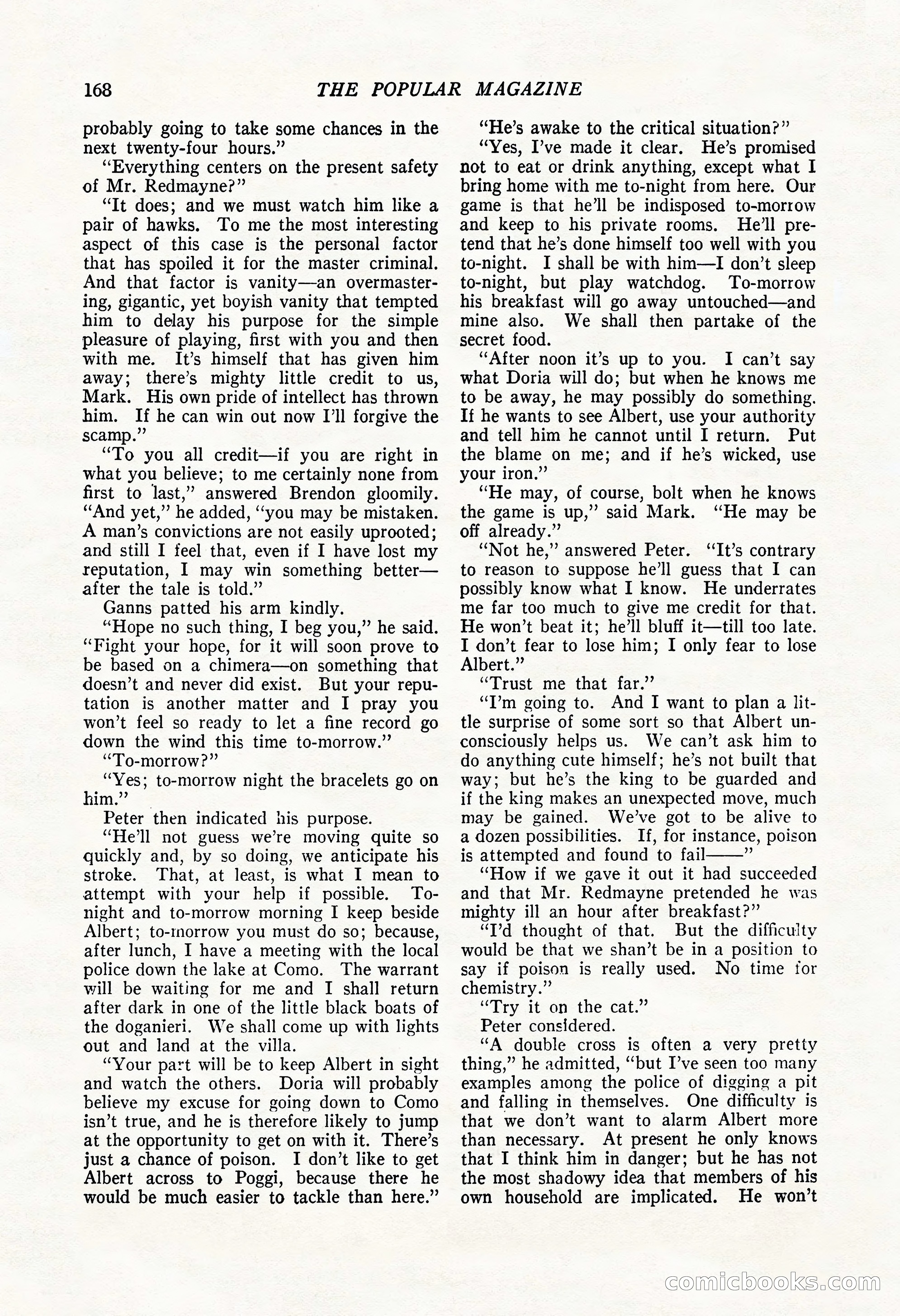 The Popular Magazine, May 20, 1922 — page 170 of 196