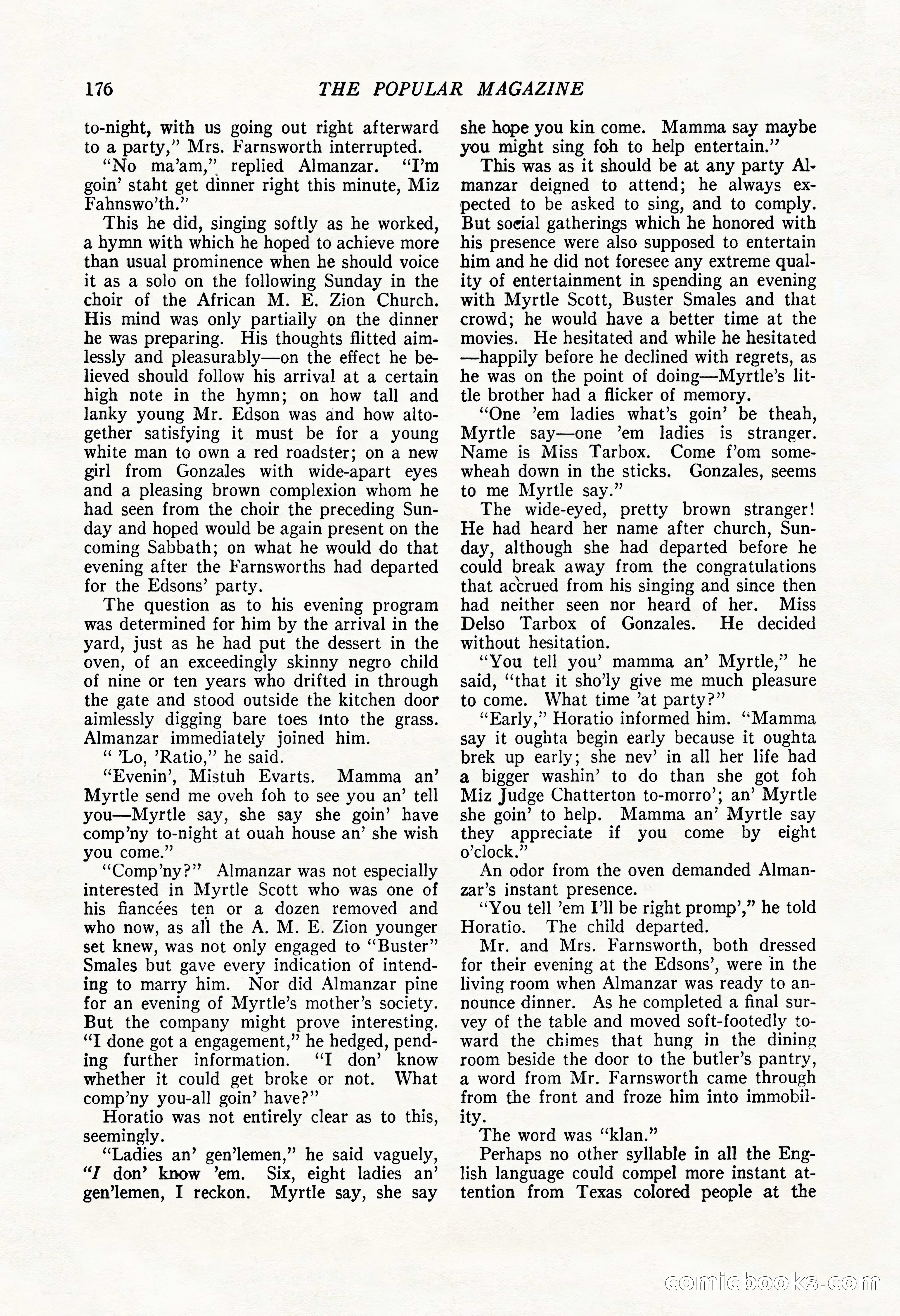 The Popular Magazine, May 20, 1922 — page 178 of 196