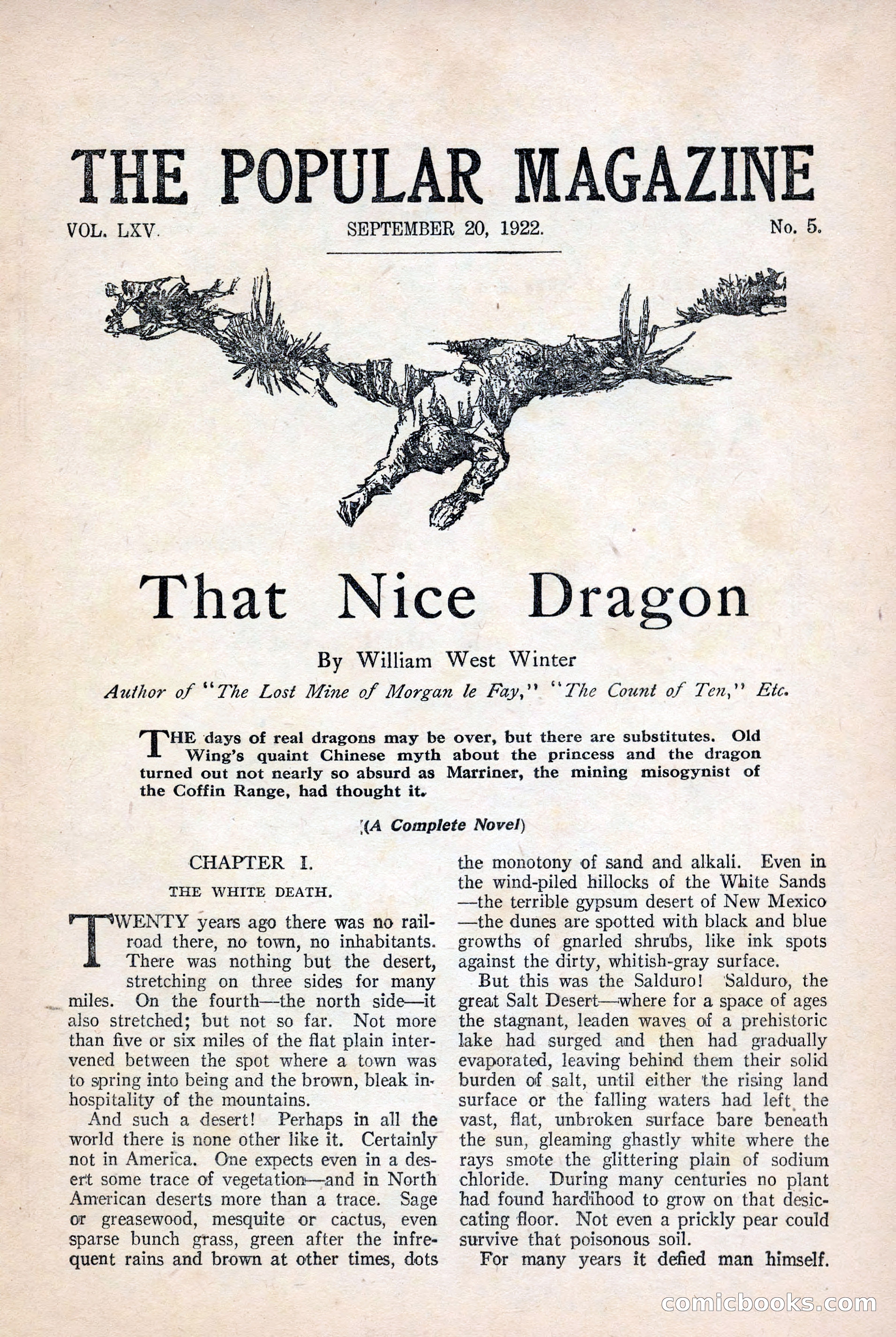 The Popular Magazine, September 20, 1922 — page 5 of 195
