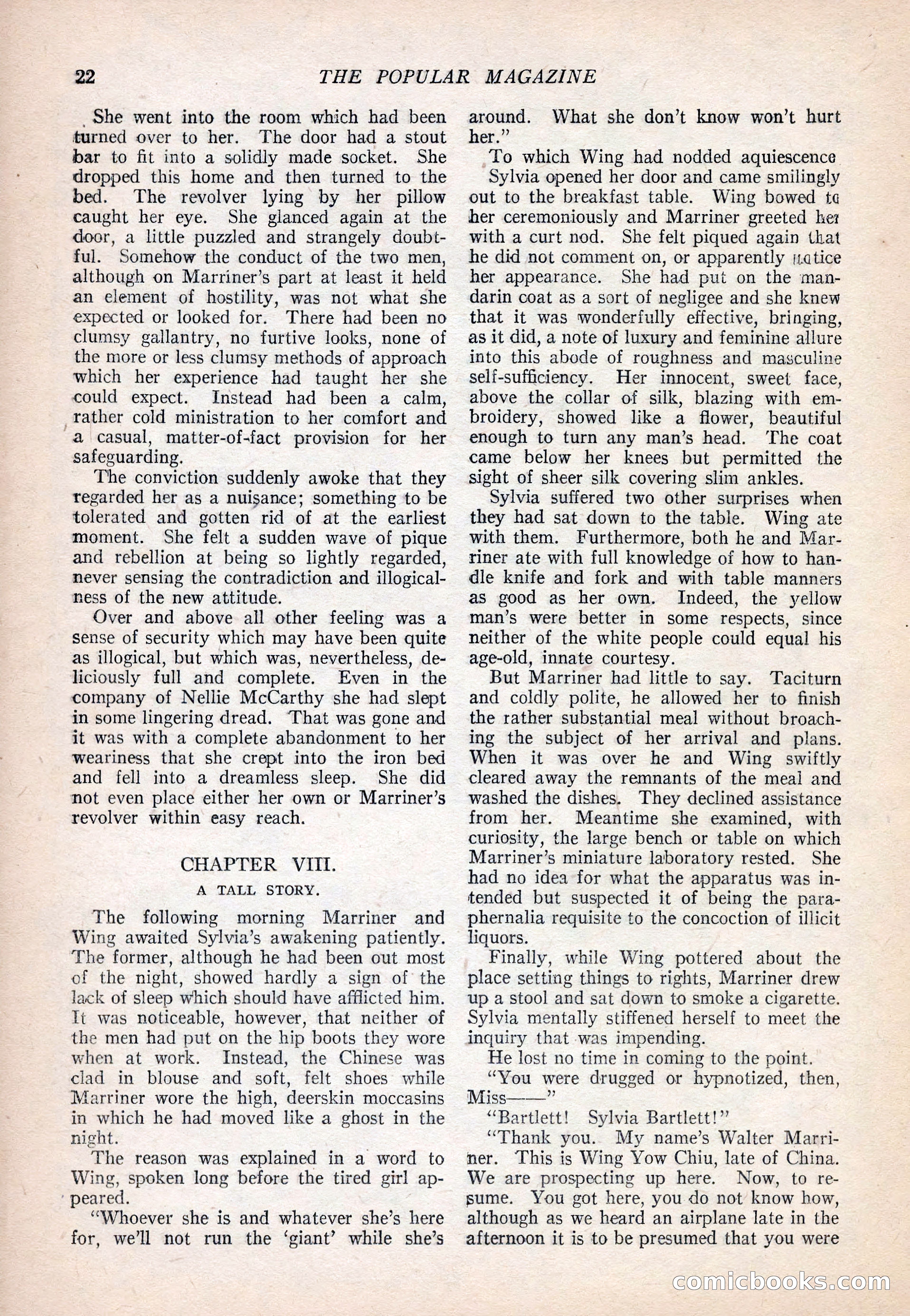 The Popular Magazine, September 20, 1922 — page 24 of 195