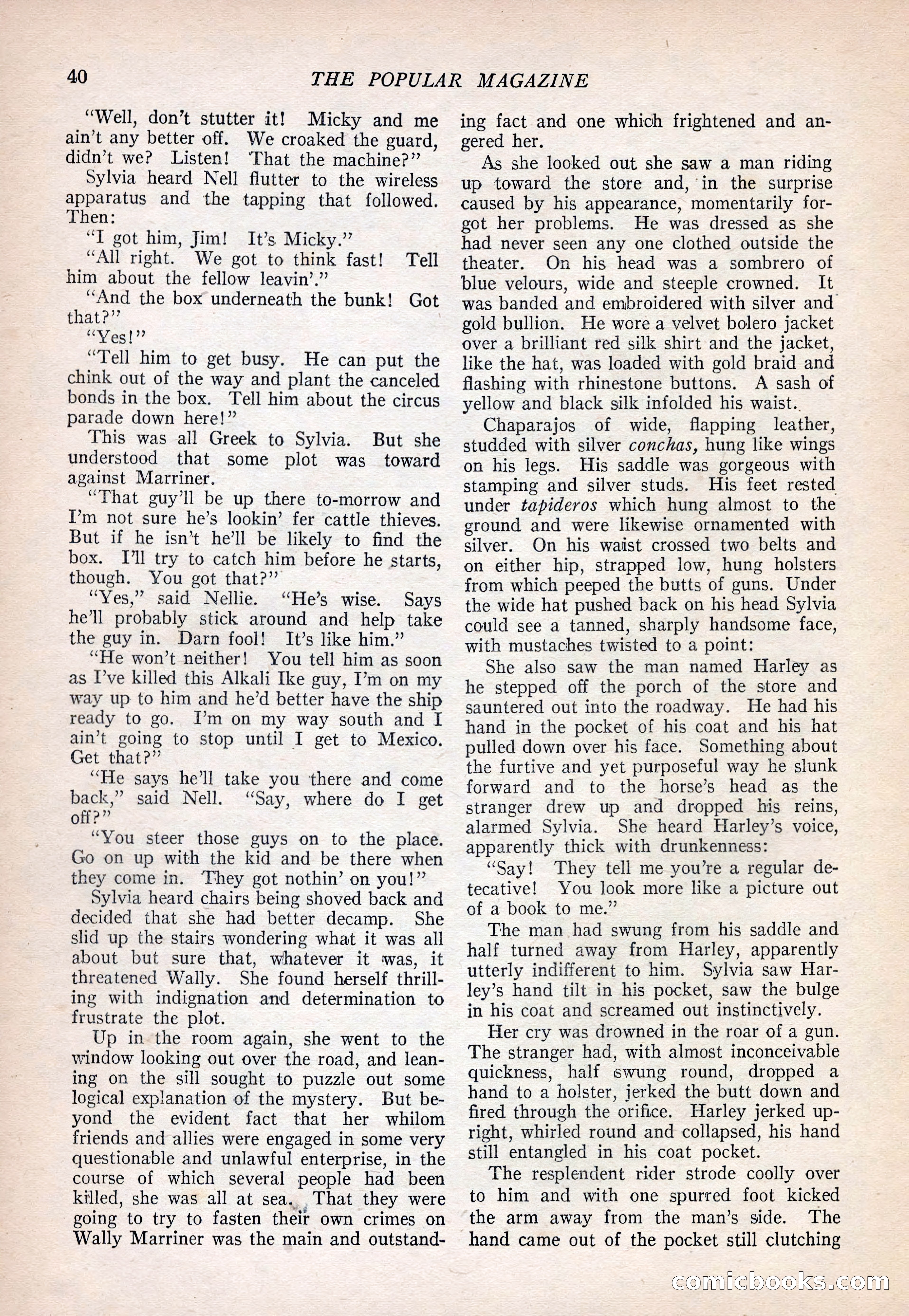 The Popular Magazine, September 20, 1922 — page 42 of 195