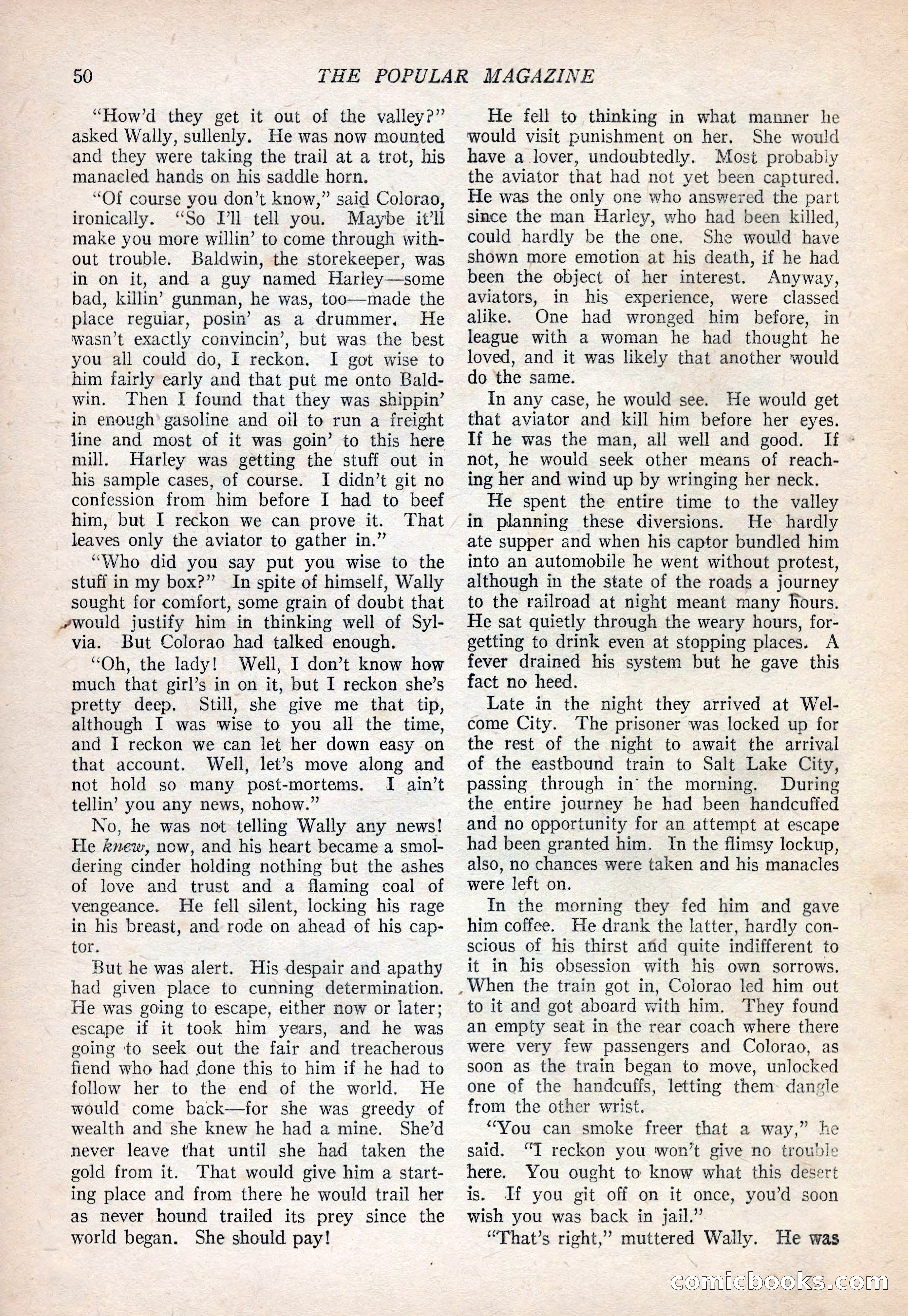The Popular Magazine, September 20, 1922 — page 52 of 195