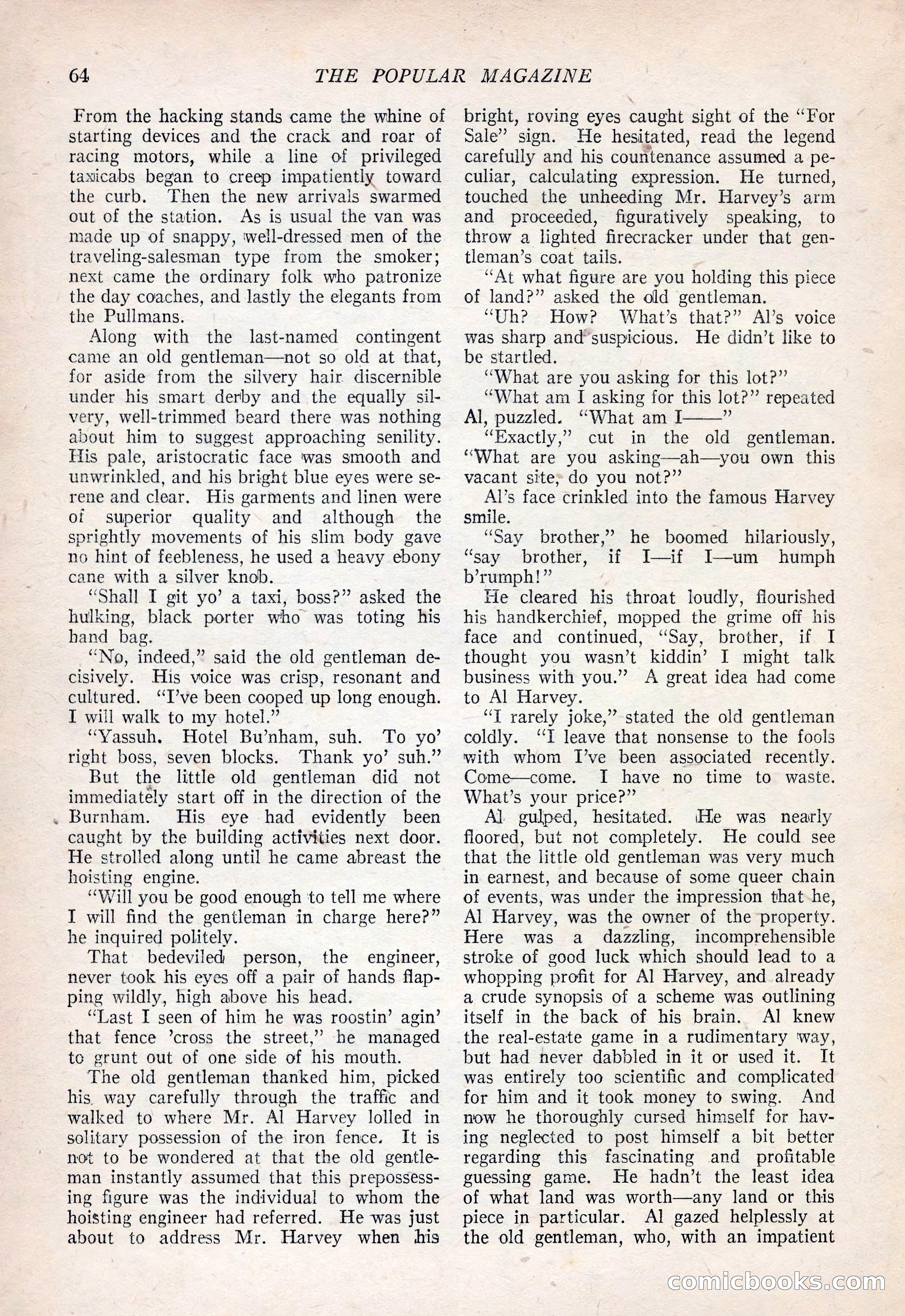 The Popular Magazine, September 20, 1922 — page 66 of 195