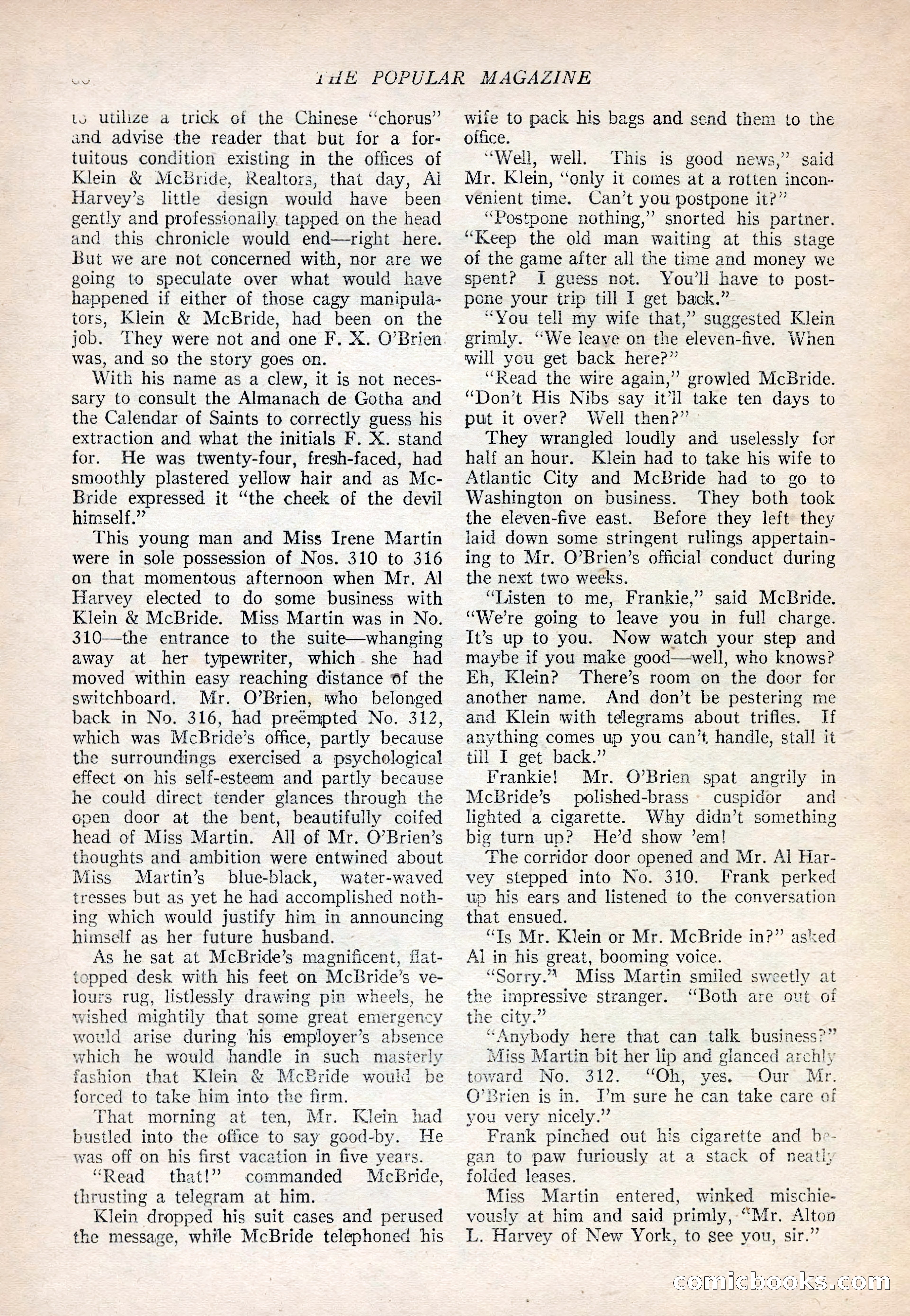 The Popular Magazine, September 20, 1922 — page 68 of 195