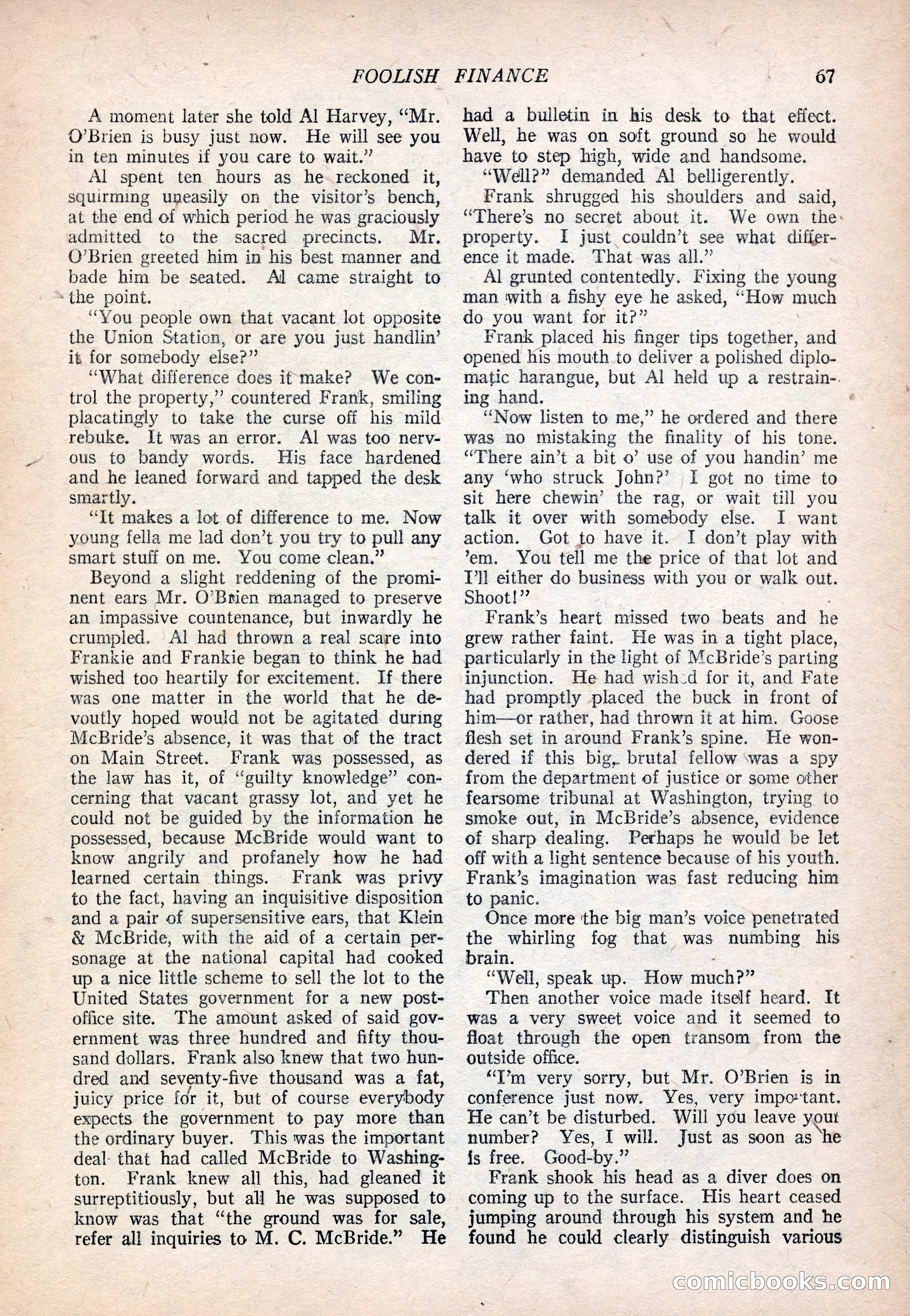 The Popular Magazine, September 20, 1922 — page 69 of 195