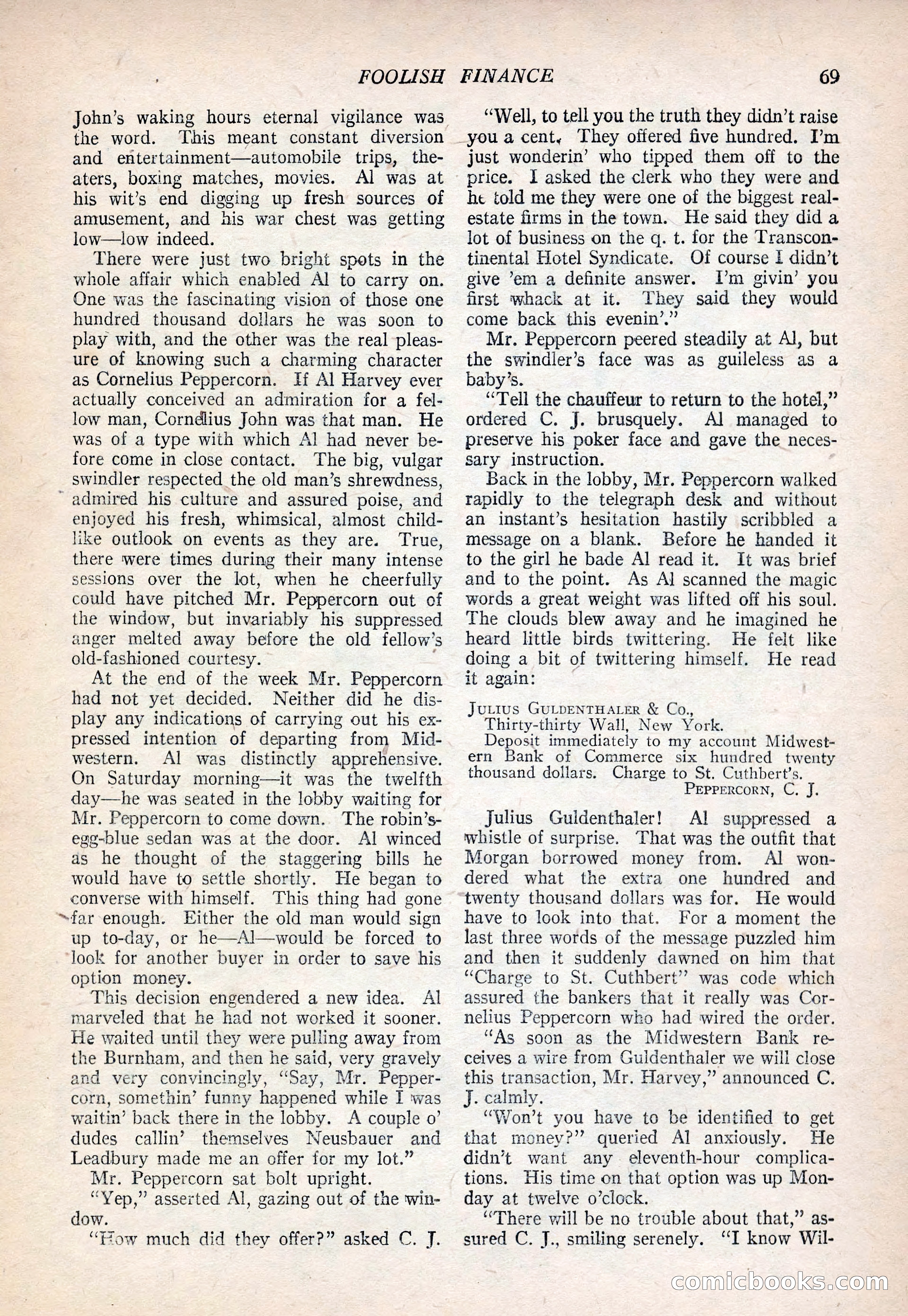 The Popular Magazine, September 20, 1922 — page 71 of 195
