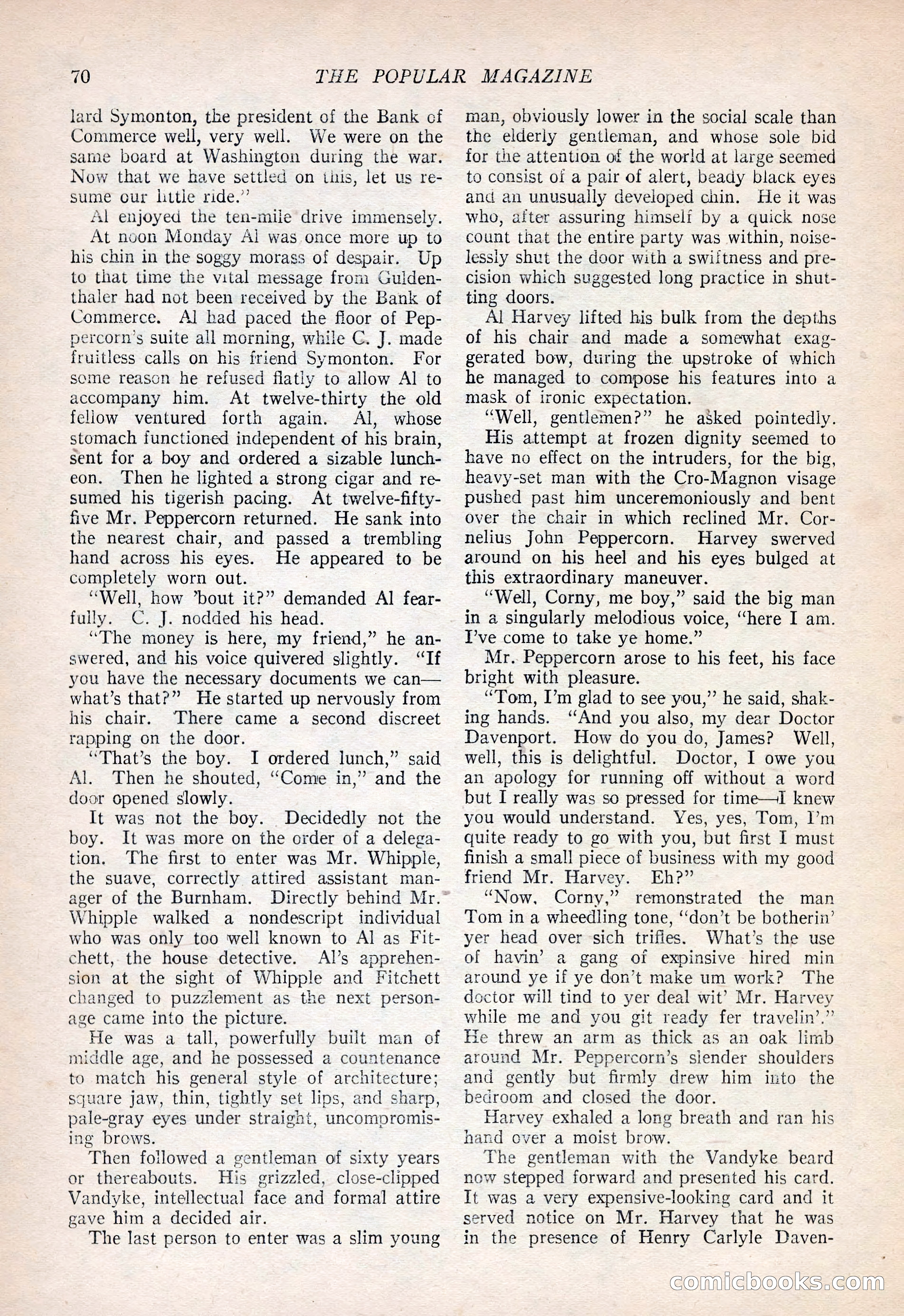 The Popular Magazine, September 20, 1922 — page 72 of 195