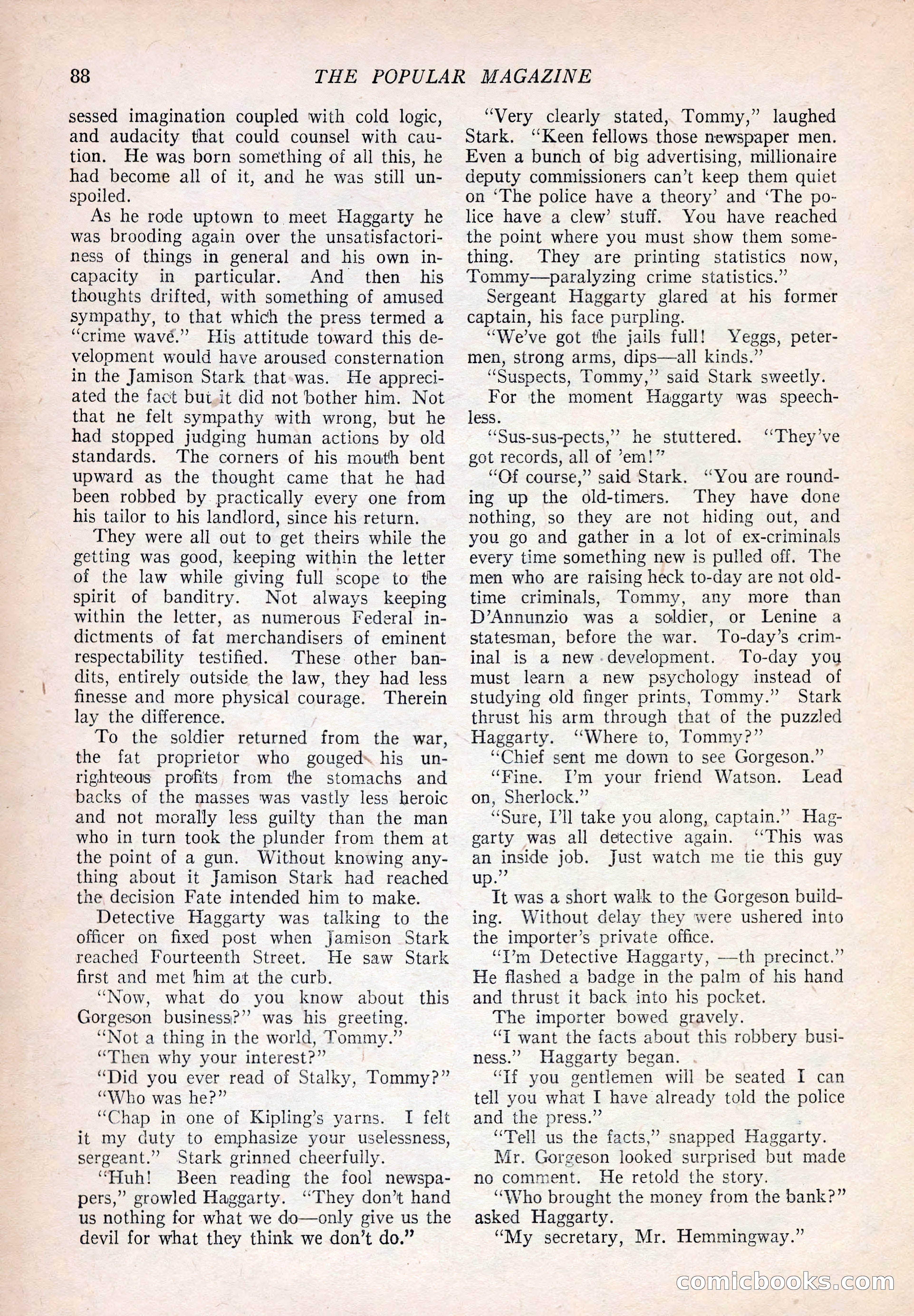 The Popular Magazine, September 20, 1922 — page 90 of 195