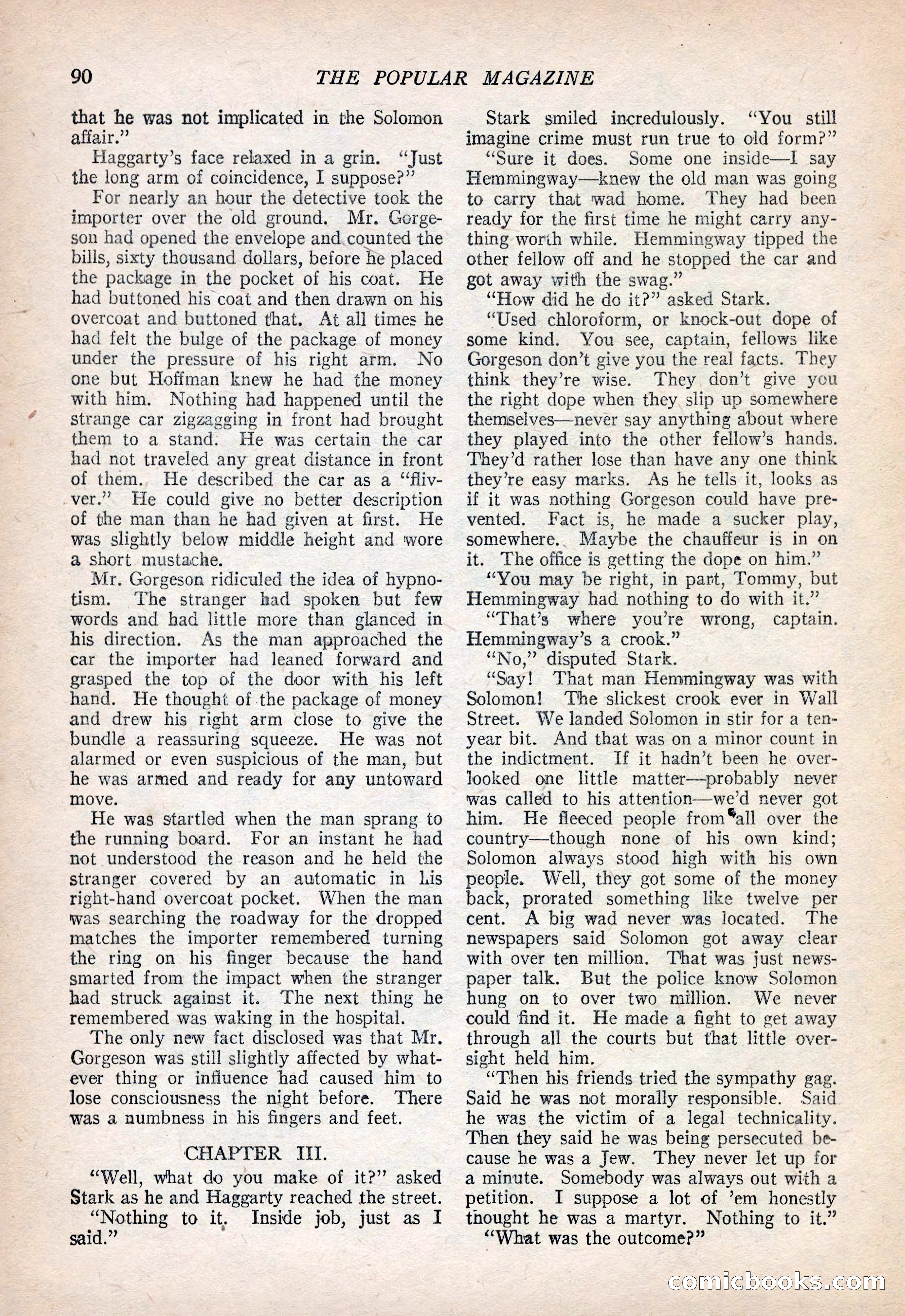 The Popular Magazine, September 20, 1922 — page 92 of 195