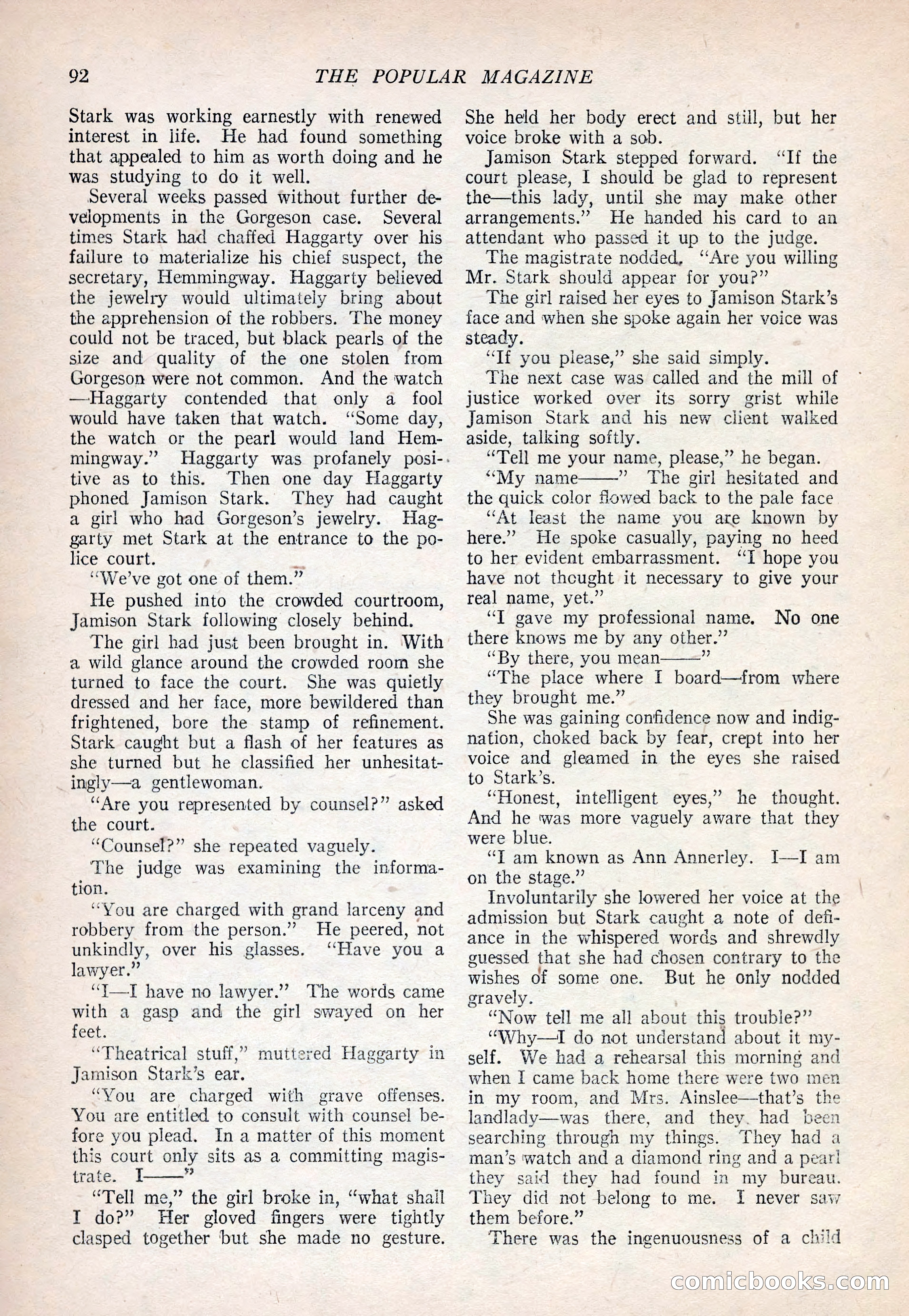 The Popular Magazine, September 20, 1922 — page 94 of 195