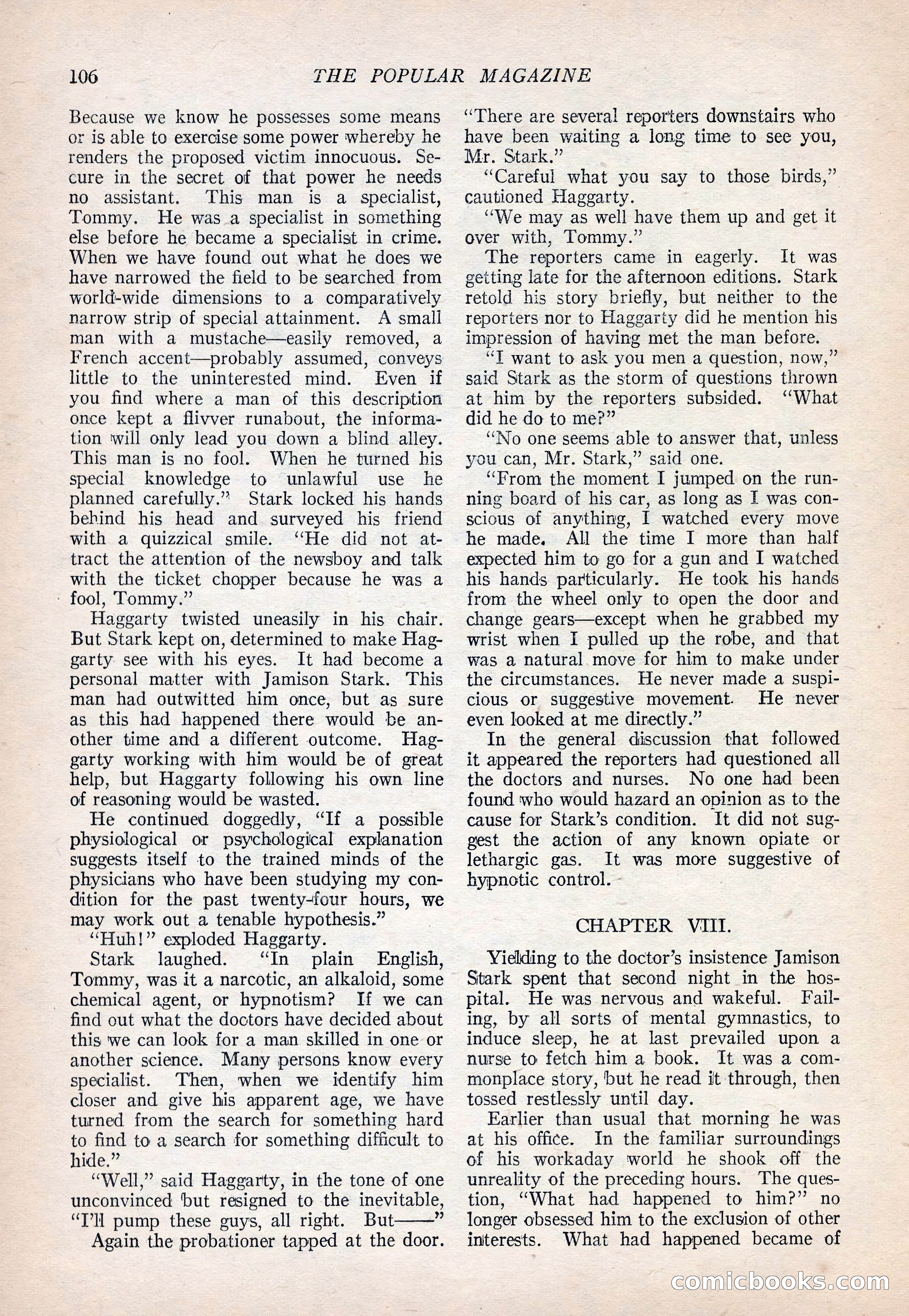 The Popular Magazine, September 20, 1922 — page 108 of 195