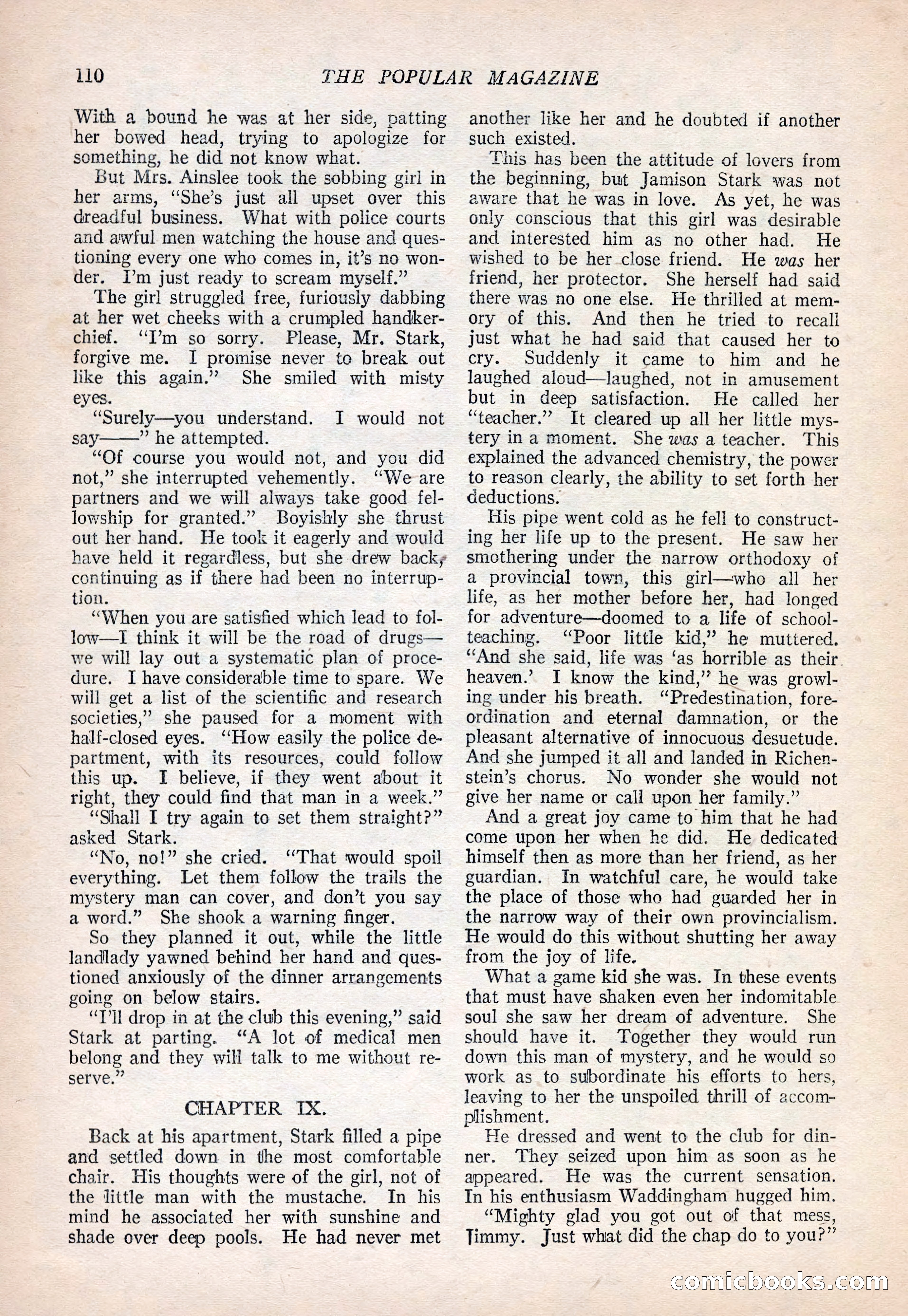 The Popular Magazine, September 20, 1922 — page 112 of 195