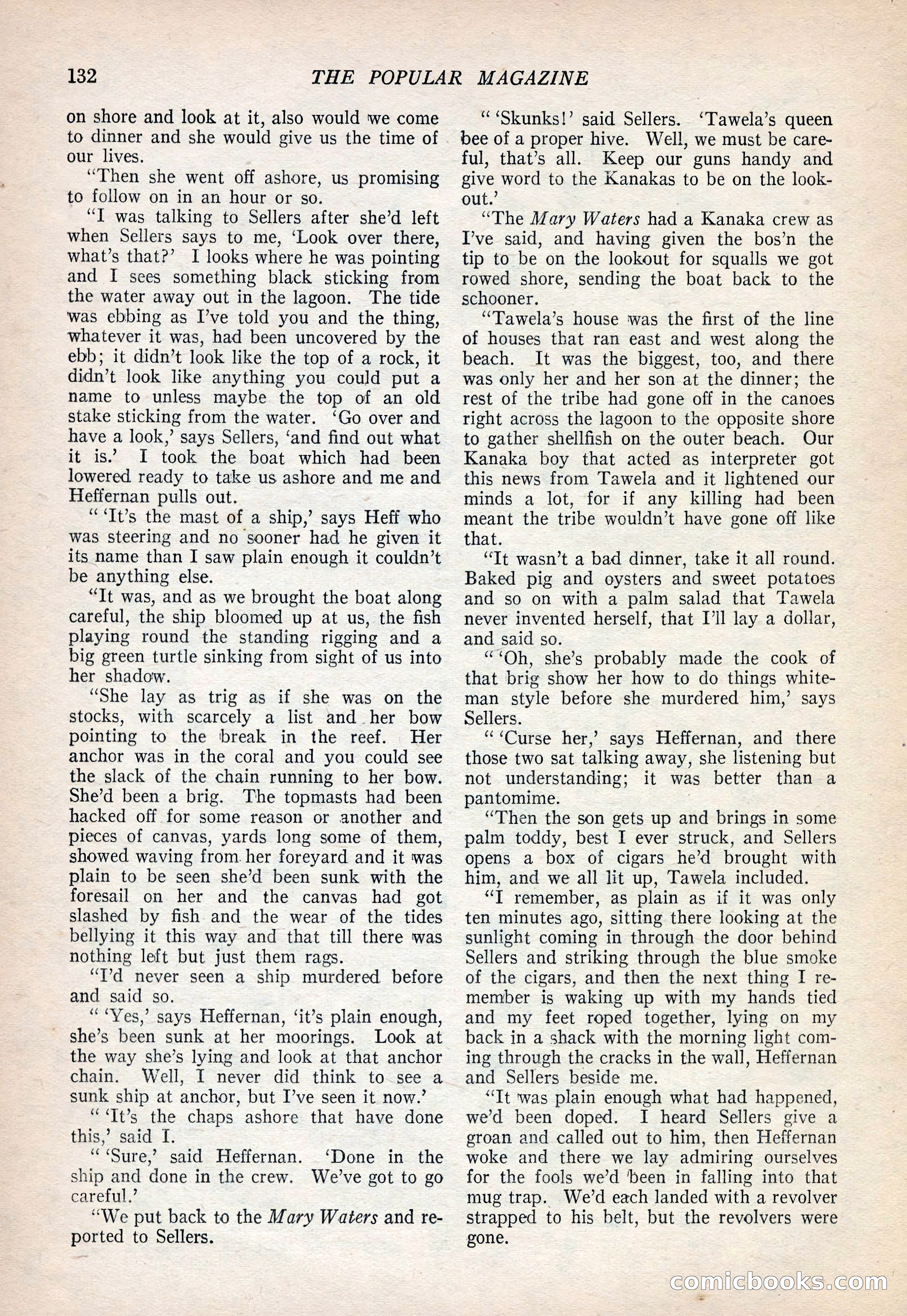 The Popular Magazine, September 20, 1922 — page 134 of 195
