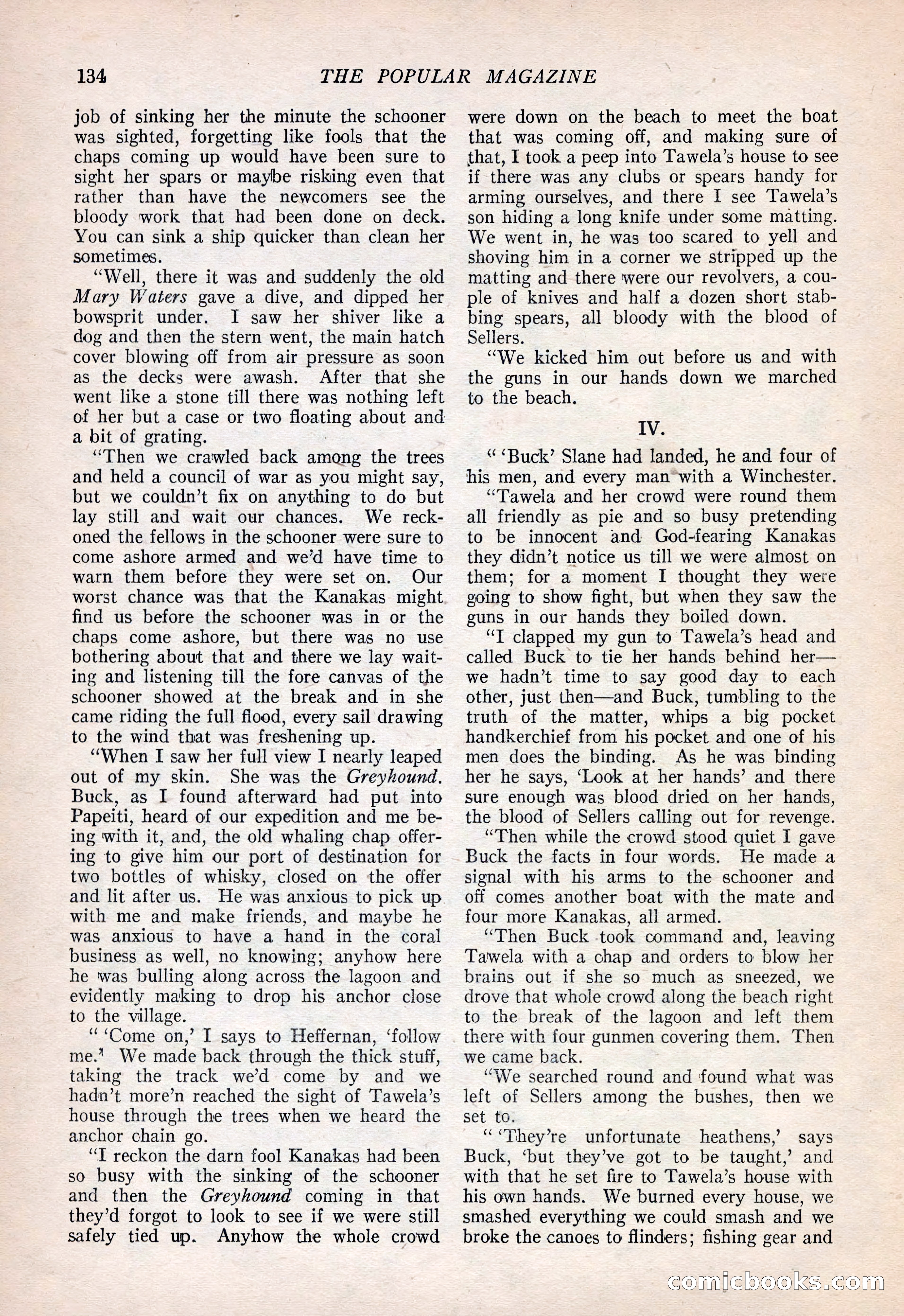 The Popular Magazine, September 20, 1922 — page 136 of 195