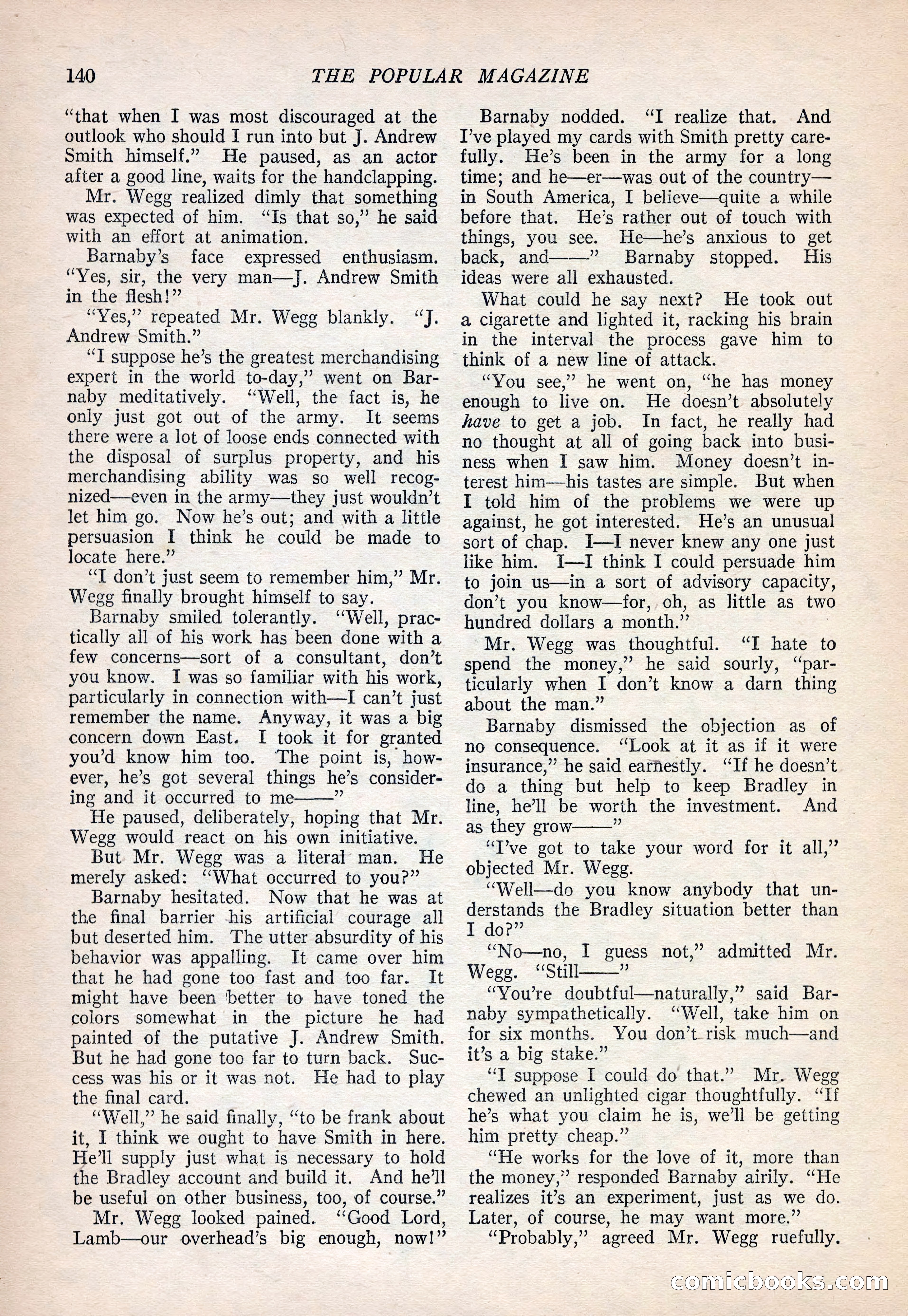 The Popular Magazine, September 20, 1922 — page 142 of 195