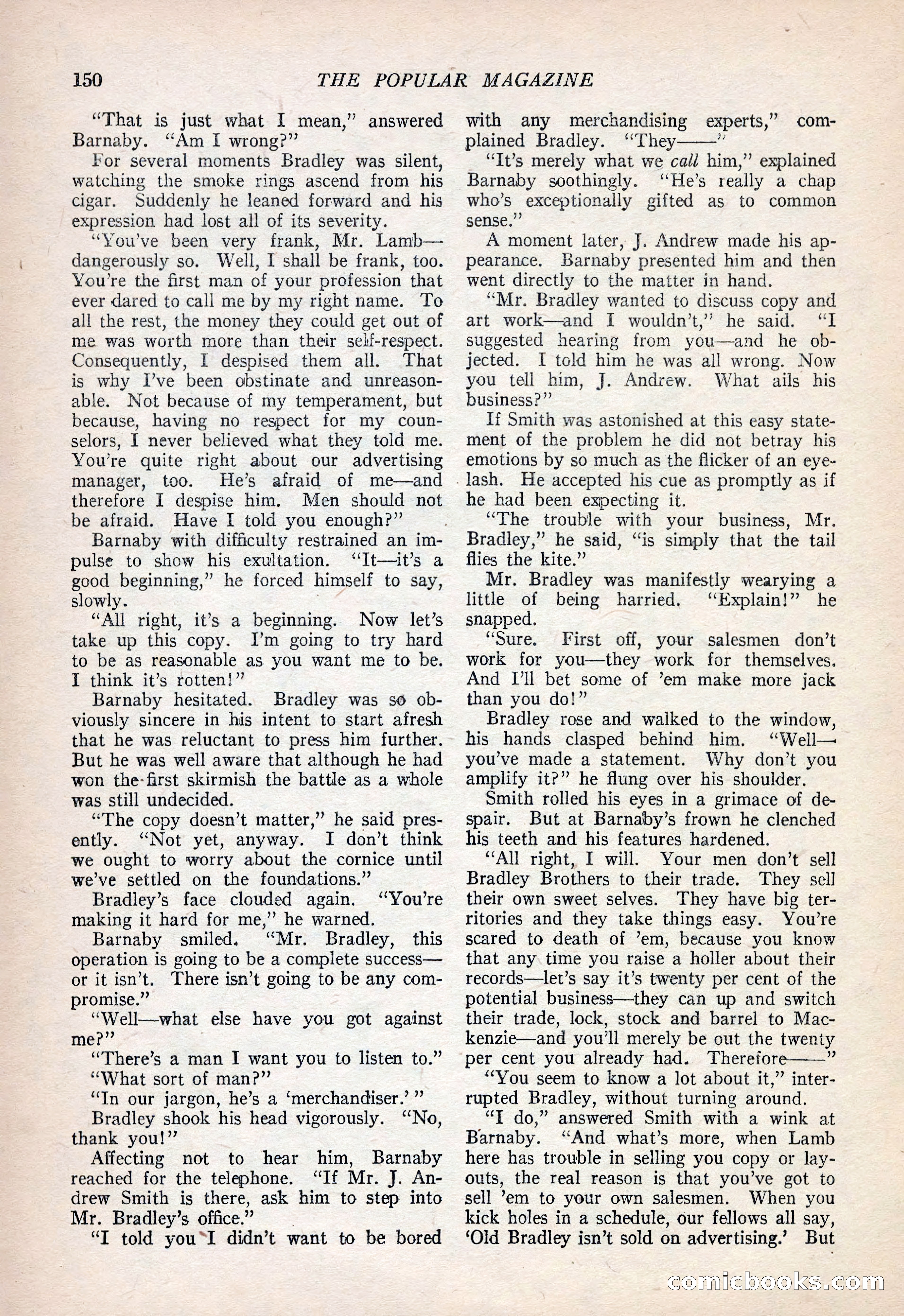 The Popular Magazine, September 20, 1922 — page 152 of 195